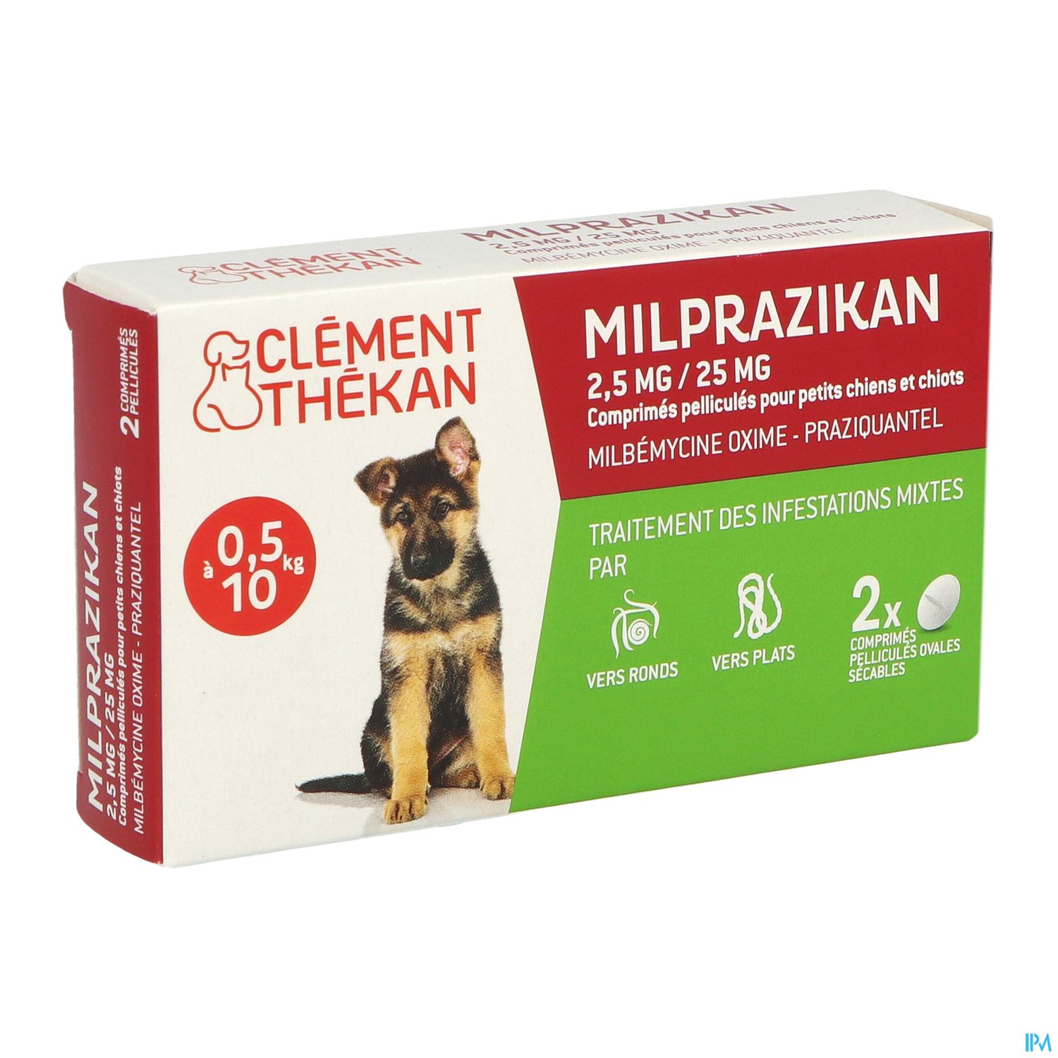 CLEM/THEK MILPRAZIKAN CHIOT CPR 2