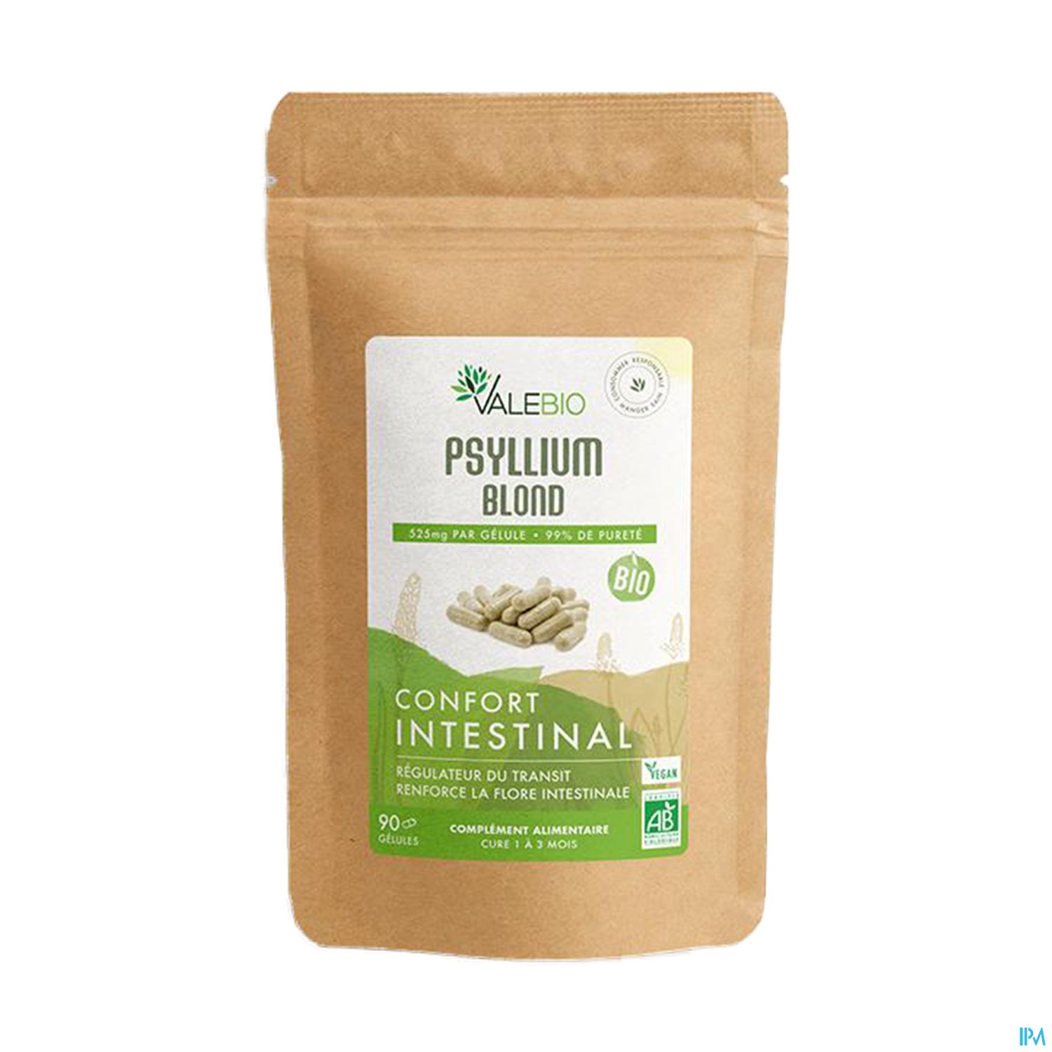 Valebio Psyllium Blond Confort Intestinal Gelule 90