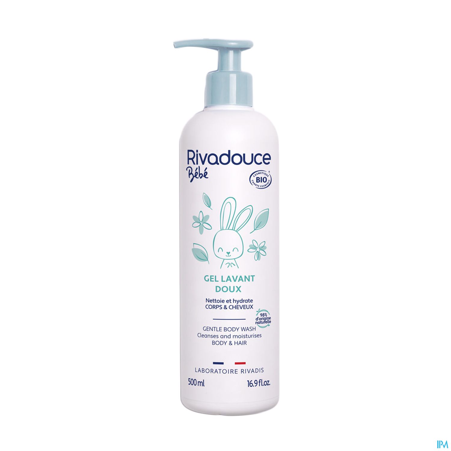 RIVADOUCE BB BIO GEL DOUX LAV500ML