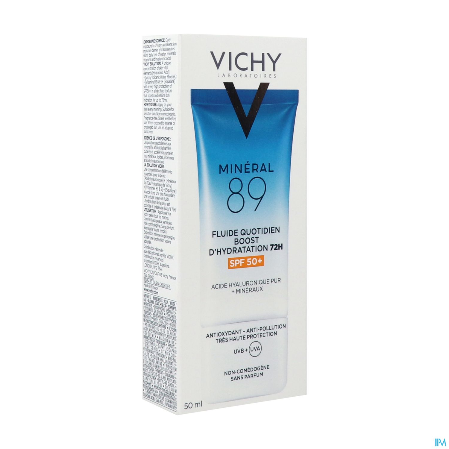 VICHY MINERAL89 SPF50+ FLUIDE 50ML