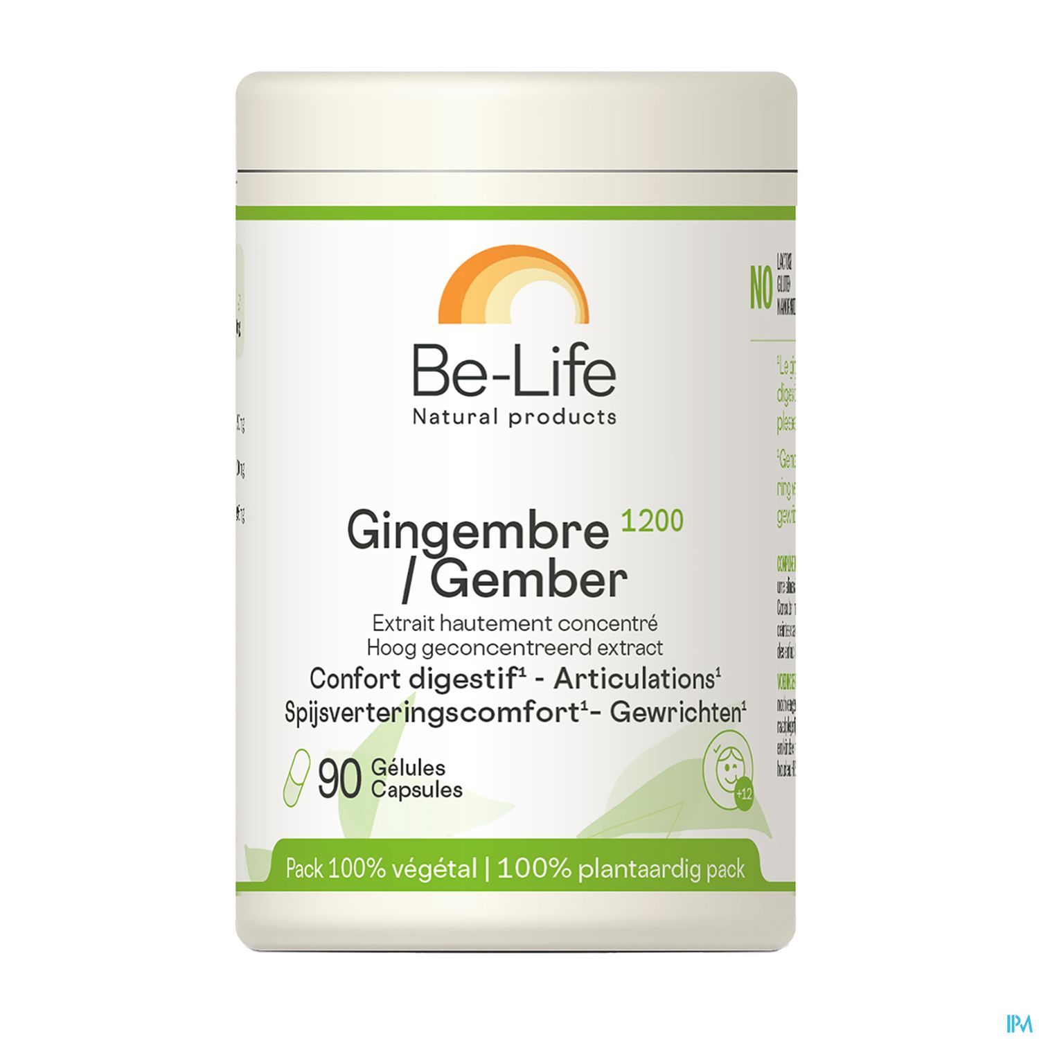 BE-LIFE GINGEMBRE 1200 GELUL 90