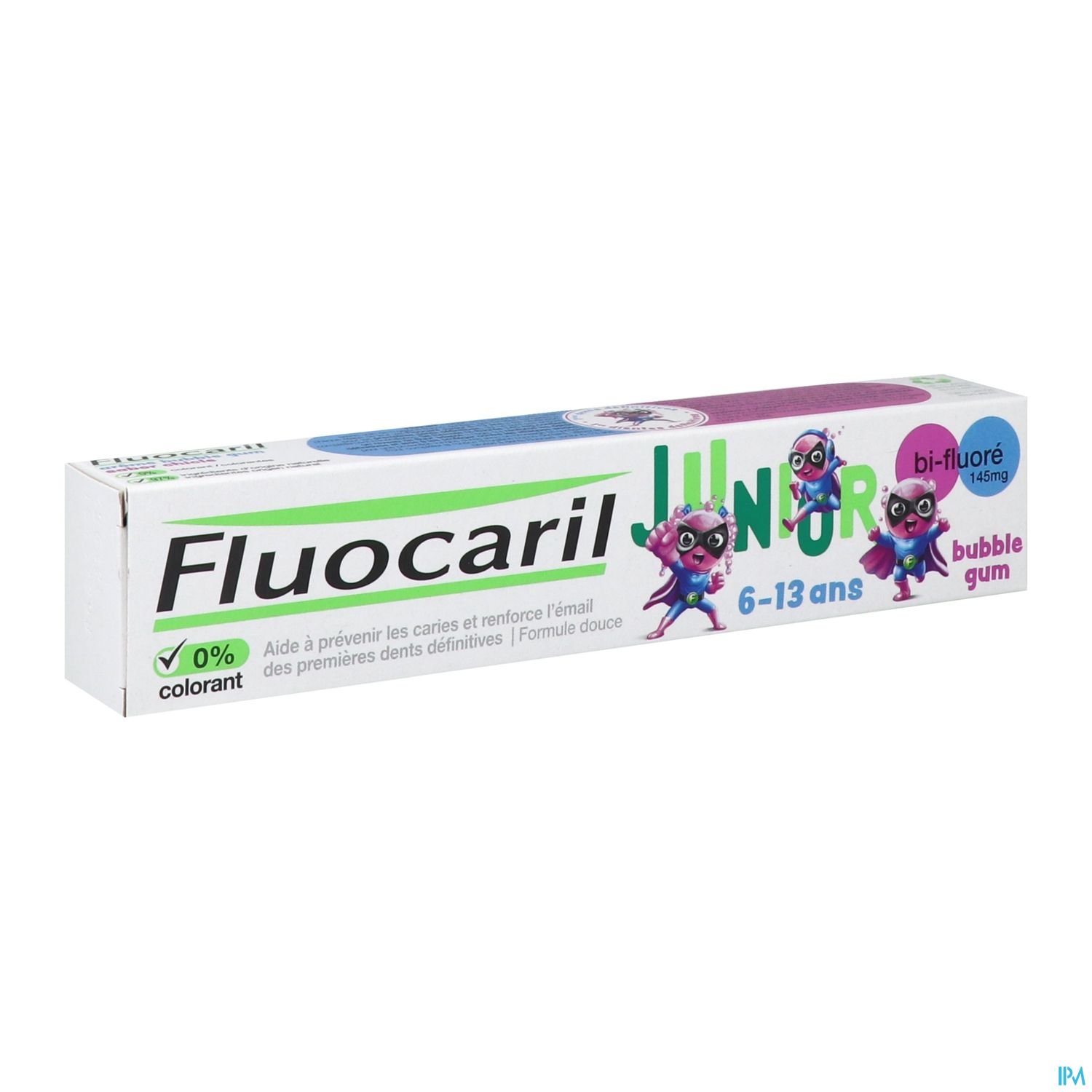 Fluocaril Junior Dentifrice 6/12ans Bubble Gum 75ml