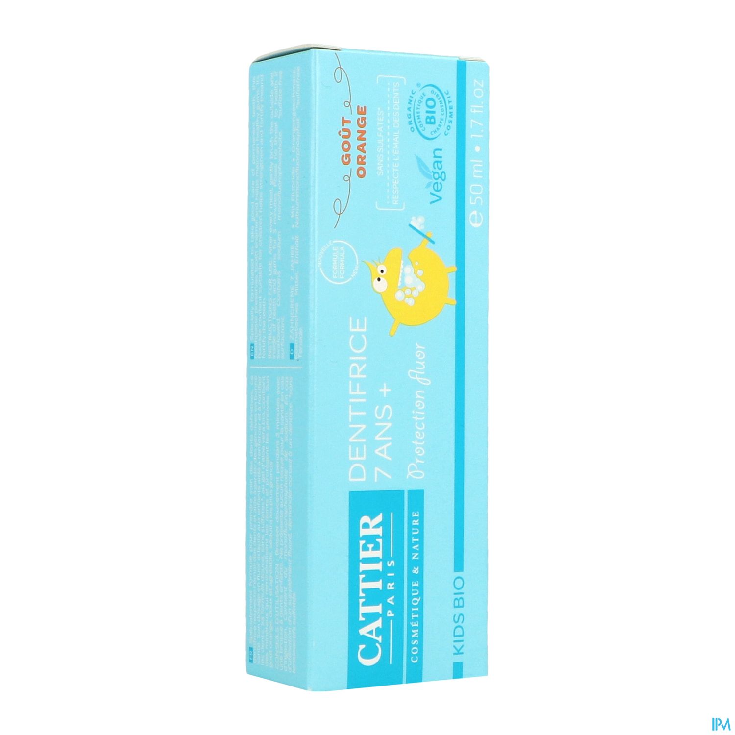 CATTIER KIDS DENT 7ANS ORANGE 50ML