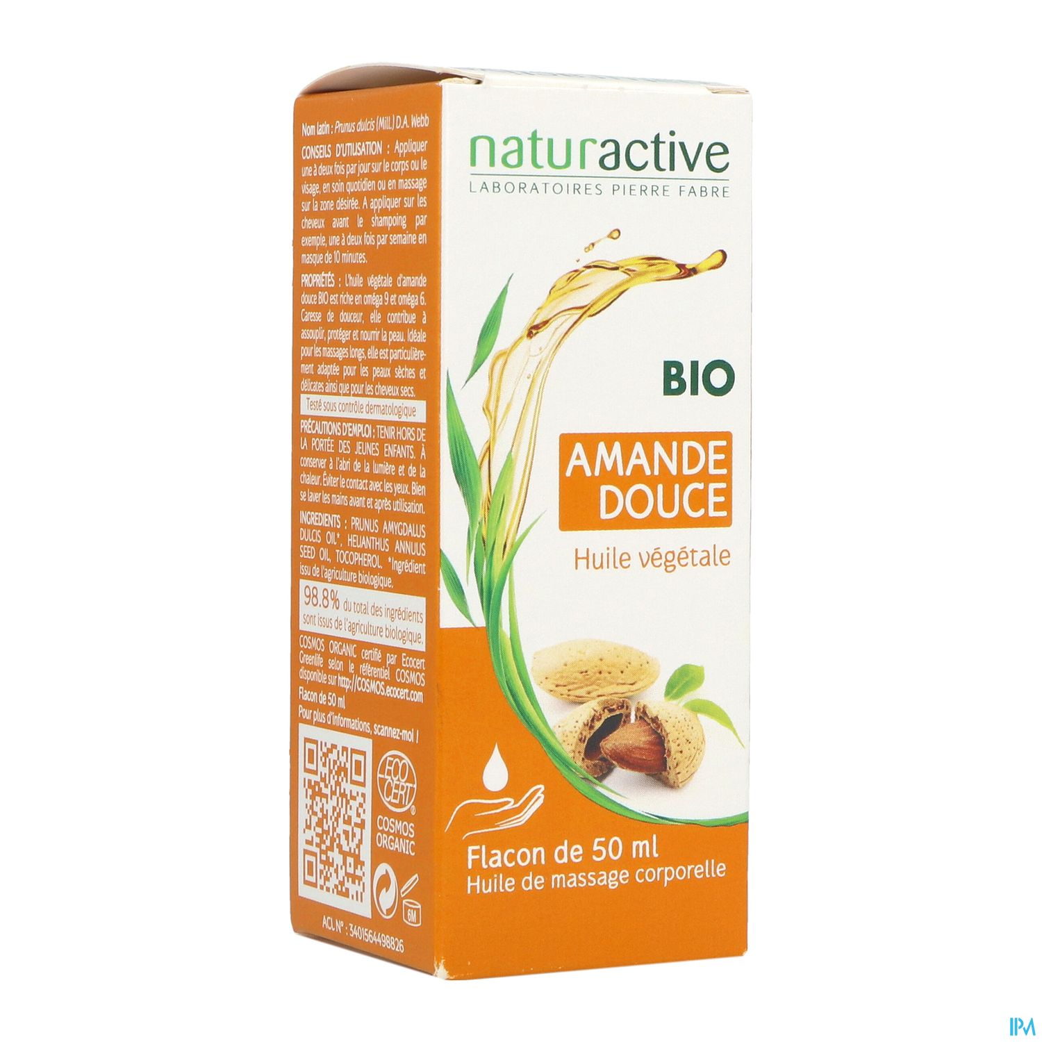 NATURACTIV HV AMANDE DOUCE 50ML