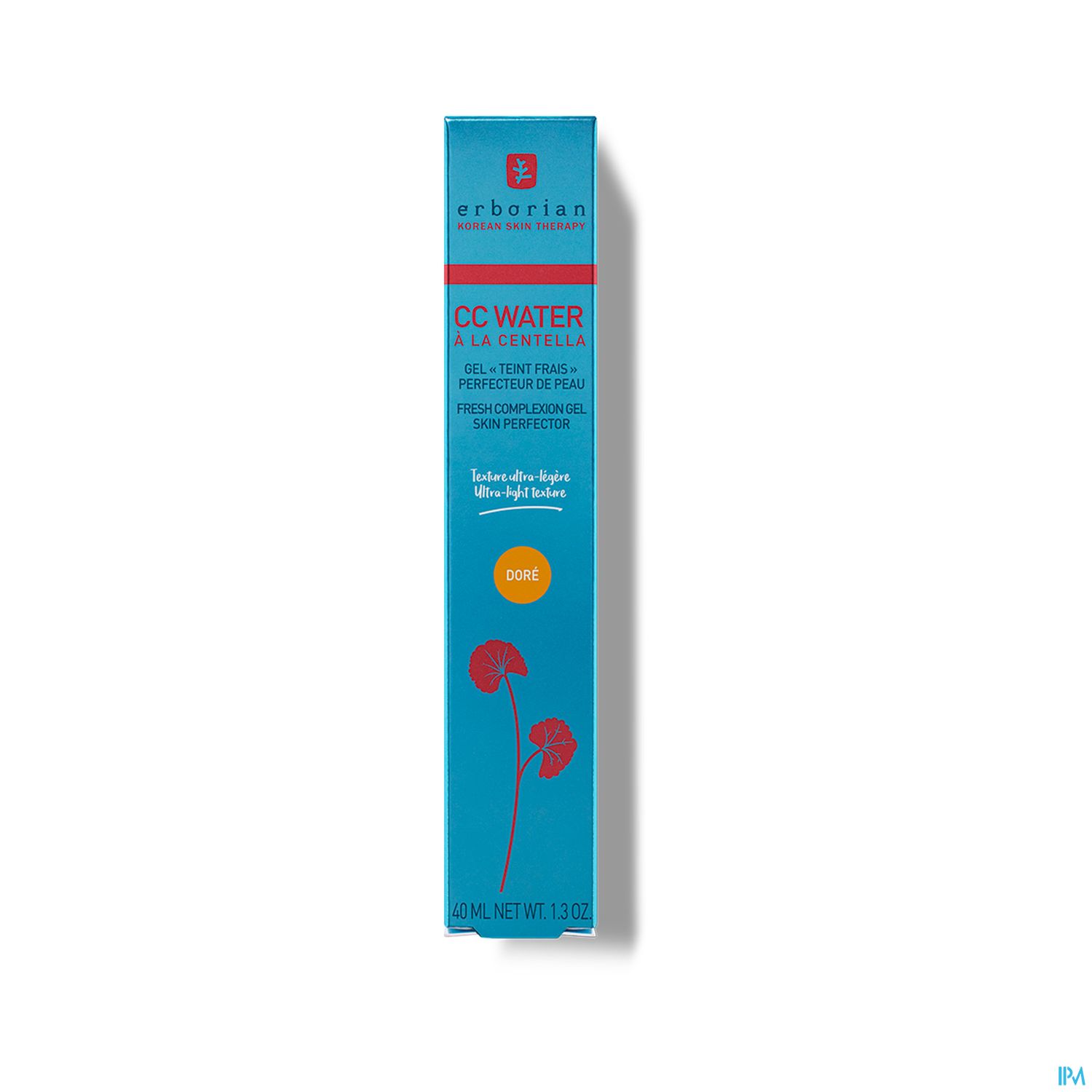 Erborian Cc Water Gel Teint Frais Perfecteur De Peau Dore 40ml