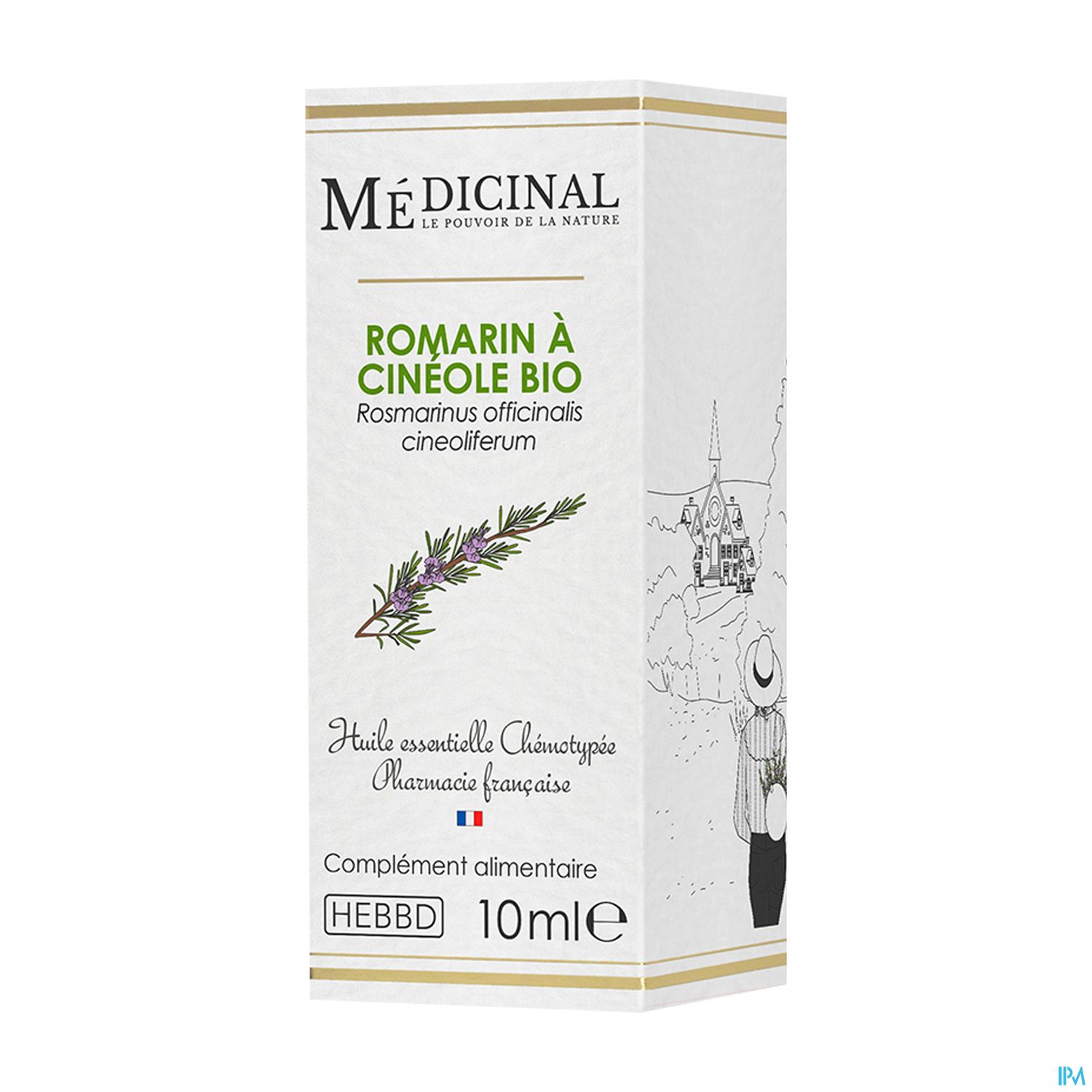 Medicinal Huile Essentielle Romarin A Cineole Bio 10ml