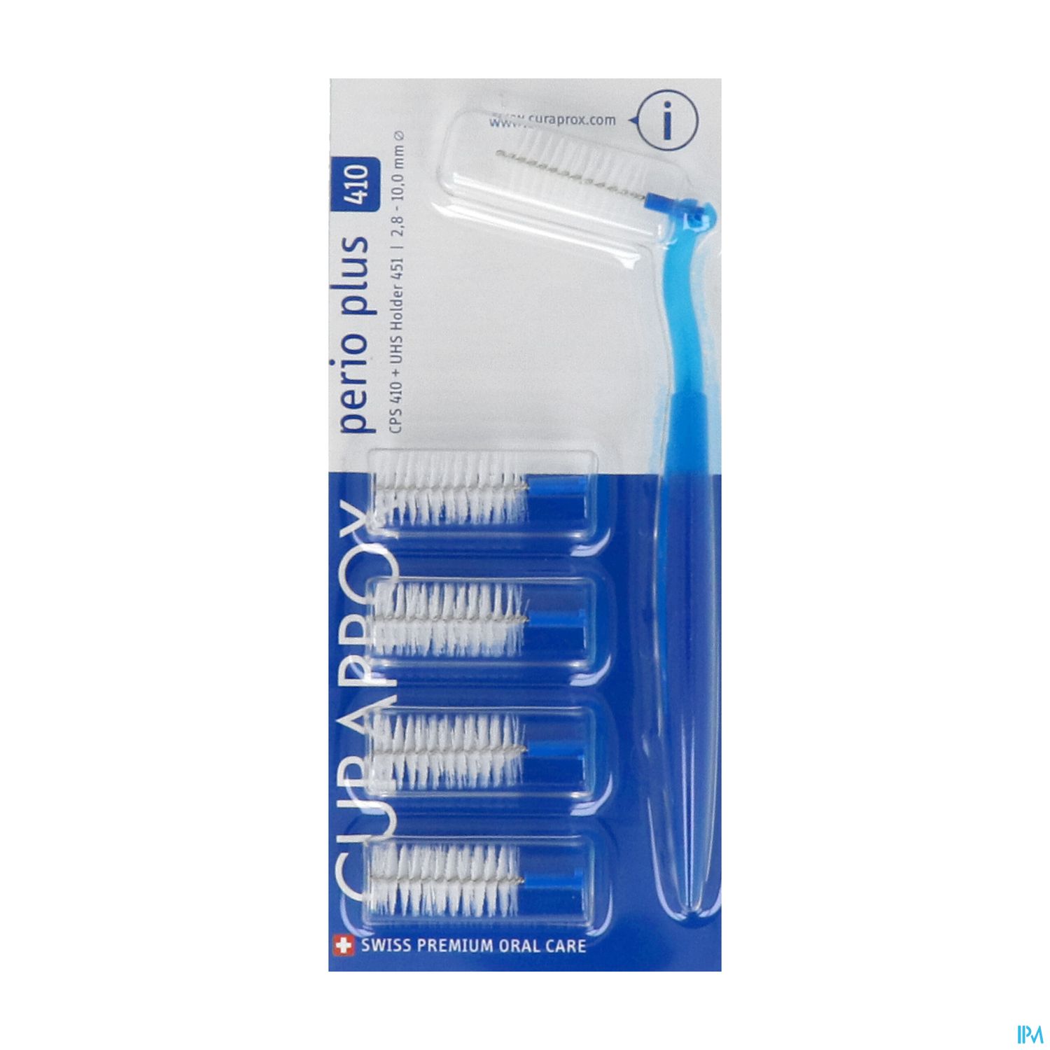 Curaprox Cps 410 Perio+ Brossette Interdentaire Bleu 5