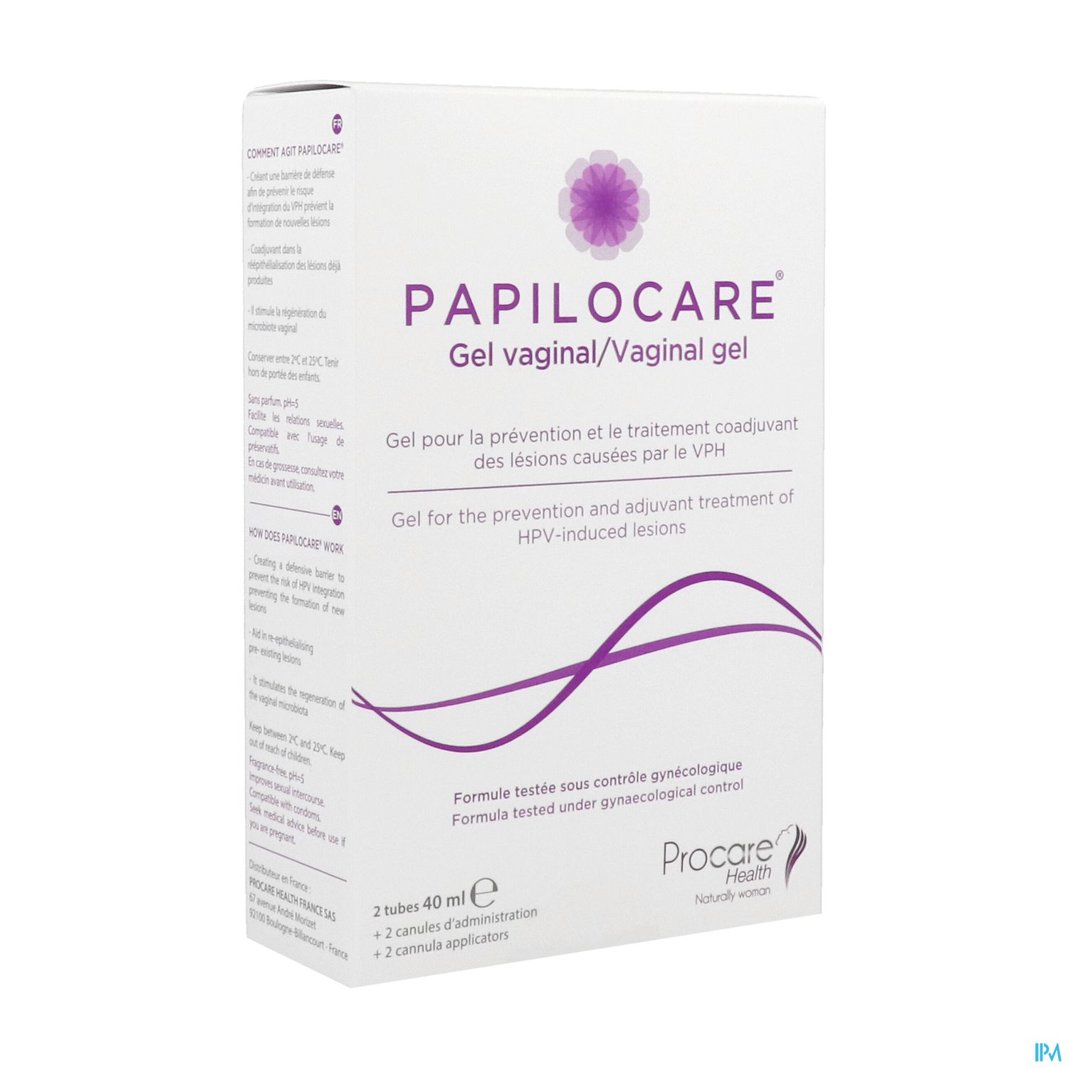 PAPILOCARE GEL VAGINAL 40ML X2