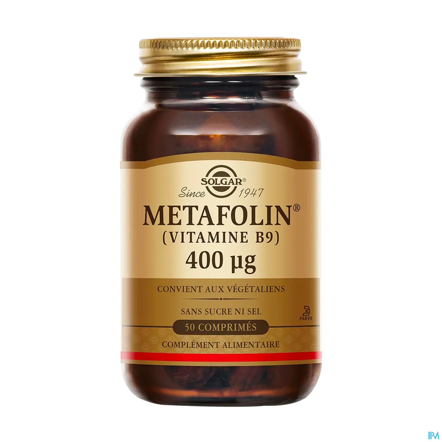 Solgar Vitamine B 9 400mcg Metafol Comprime 50
