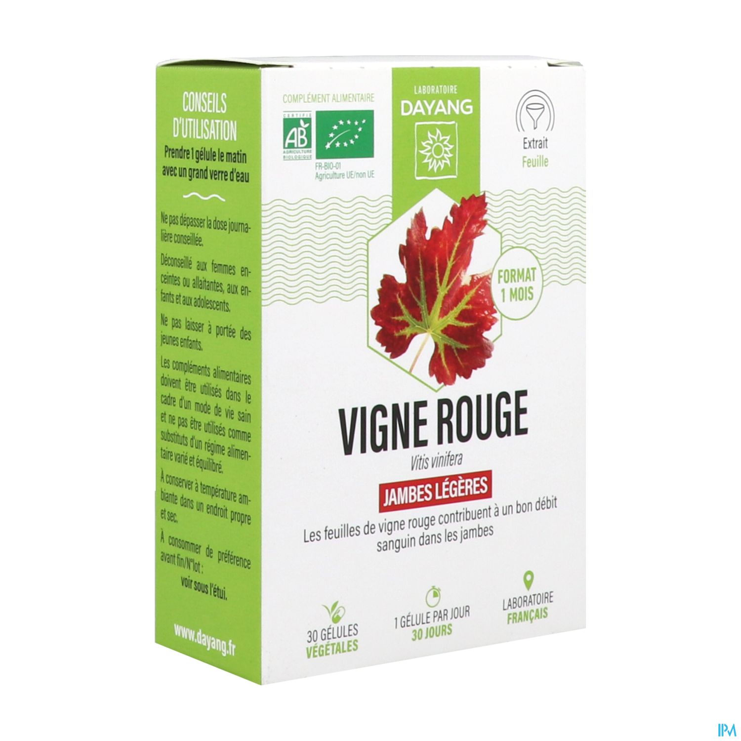 DAYANG VIGNE ROUGE BIO GELUL 30
