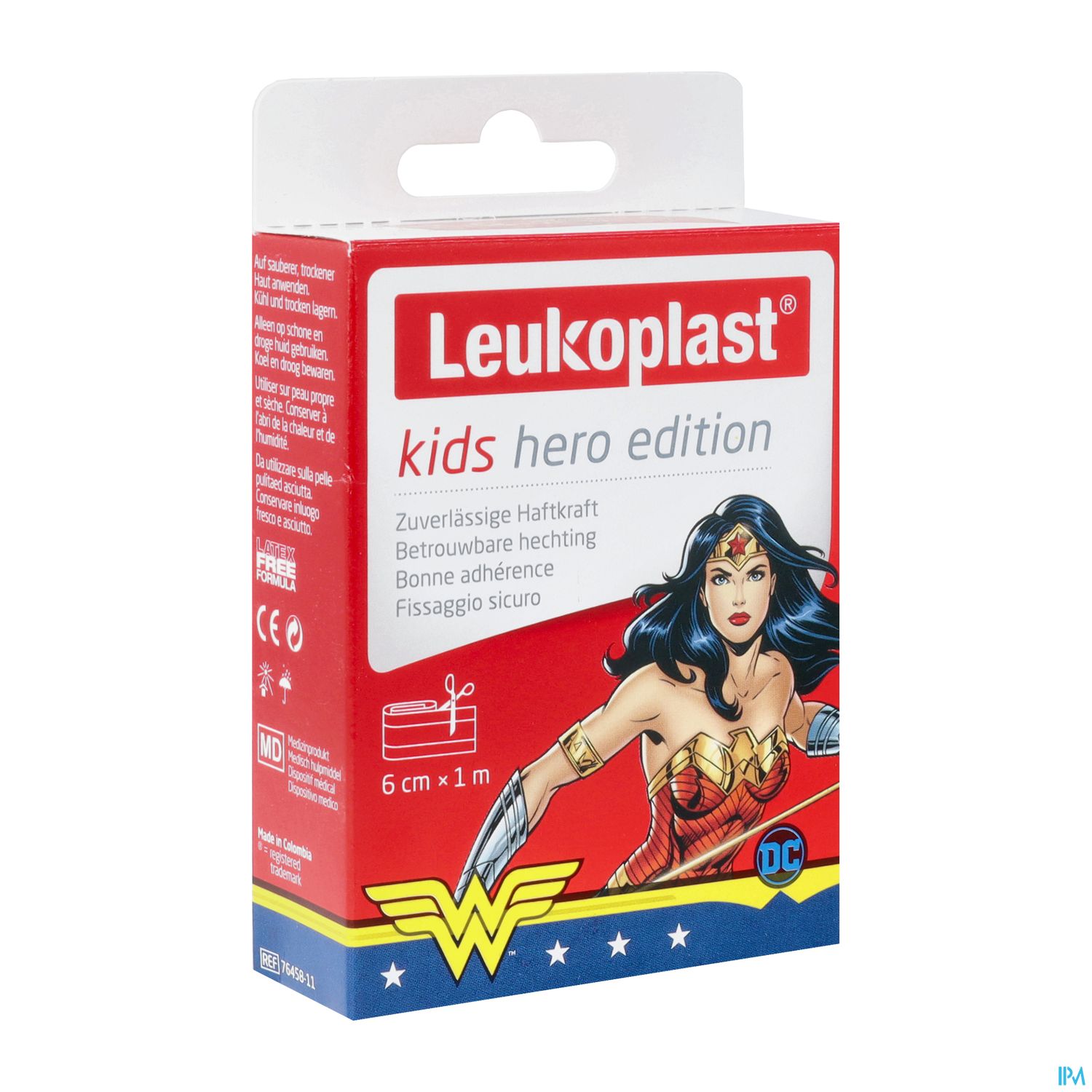 Leukoplast Kids Pansement Bande Wonderwom 1m X 6cm