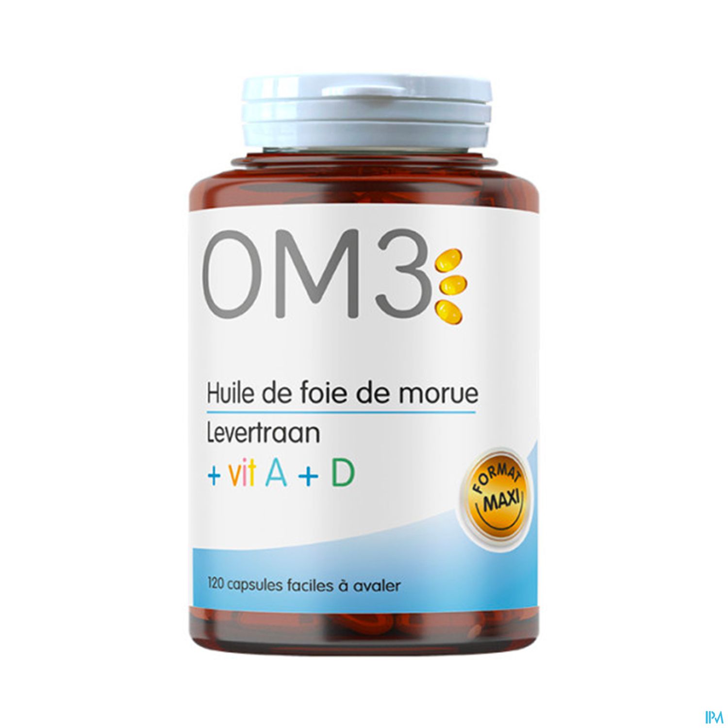 OM3 HLE FOIE MORUE VIT A+D CAPS120