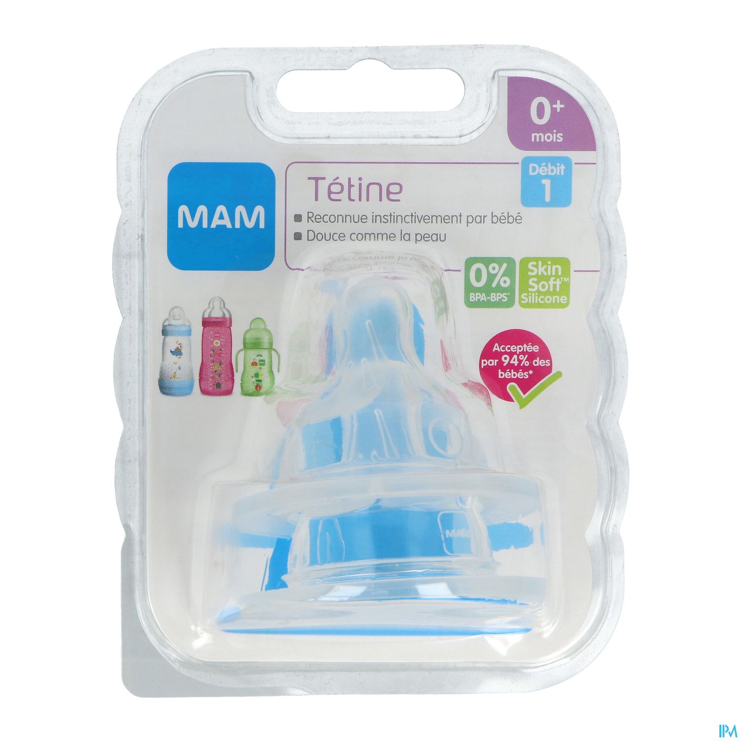 TETINE MAM SILK DEBIT 1 SILIC X2