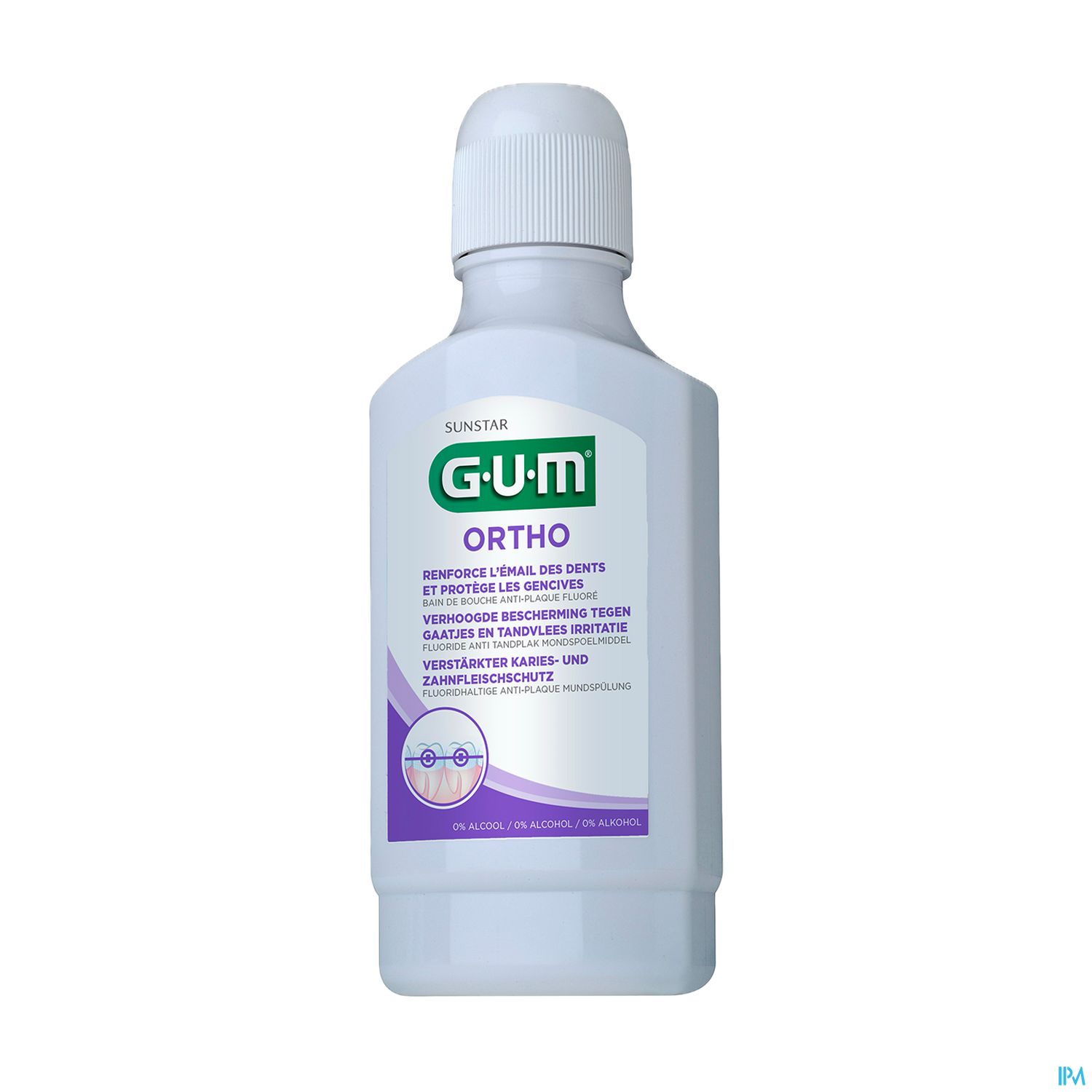 Gum Ortho Bain De Bouche Sans Alcool 300ml