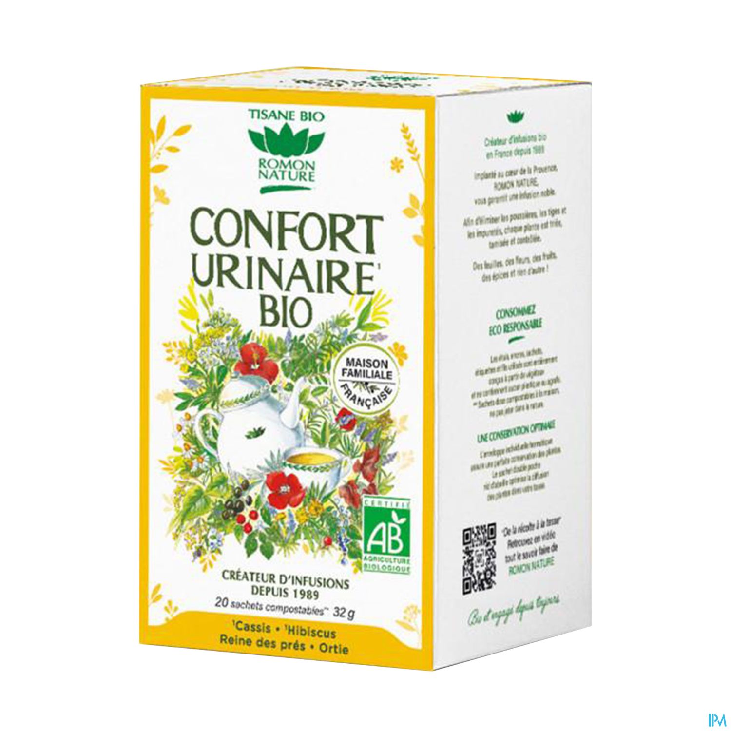 Romon Nature Complexes Confort Urinaire Bio Infusette 1g6 20