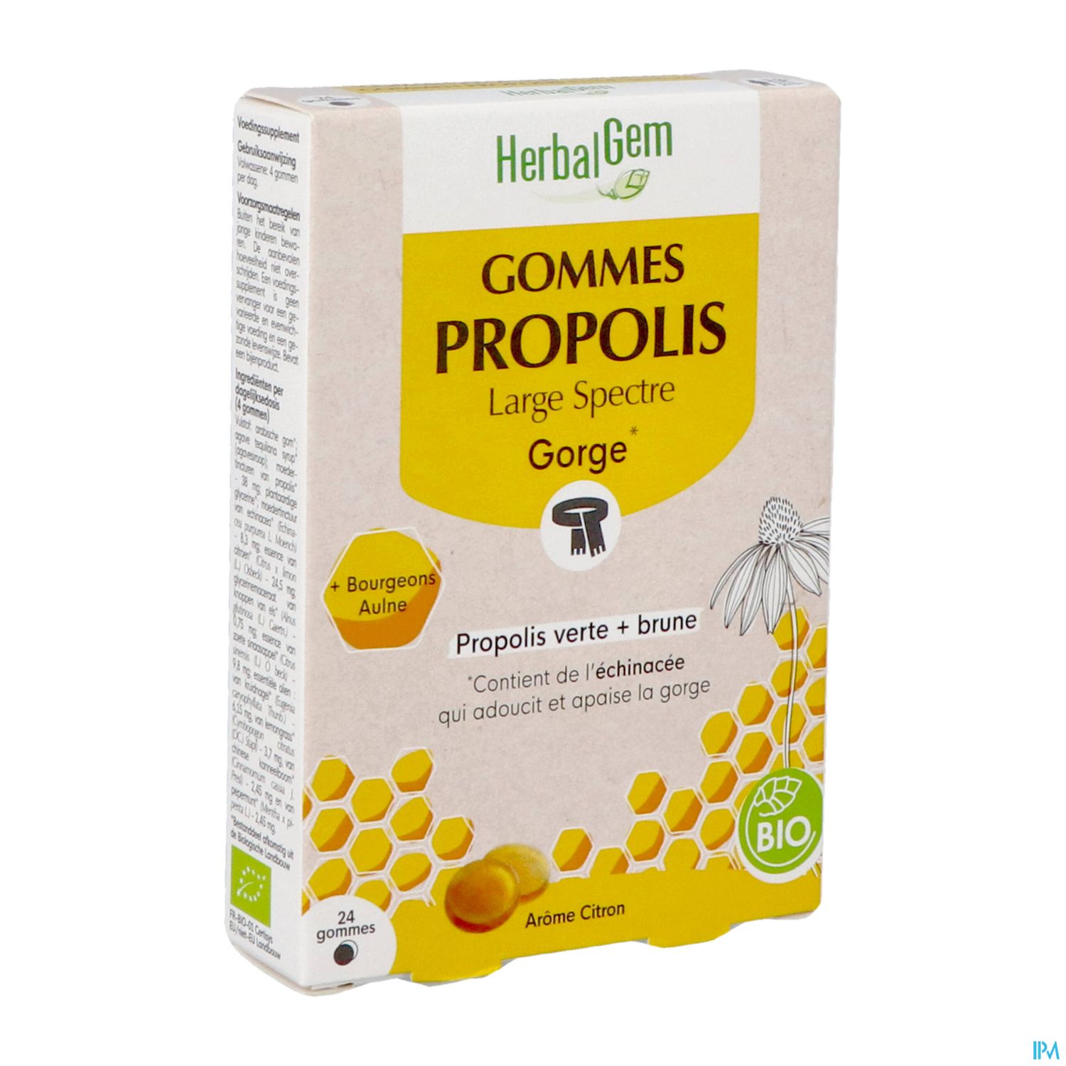 Herbalgem Propolis Gommes Bio 24