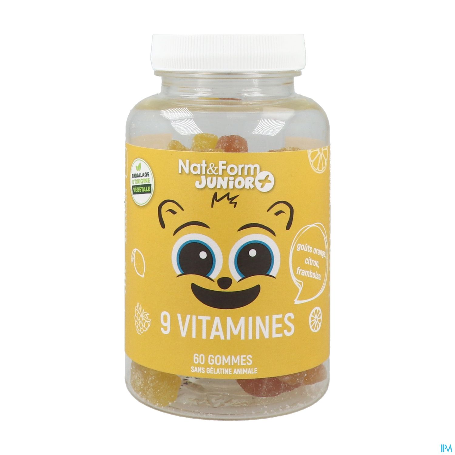 Nat Et Form Junior+ 9 Vitamines Ourson Gommes 60