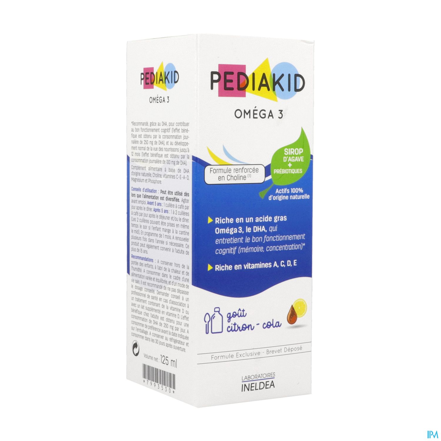 PEDIAKID OMEGA 3 Sp CITRON-COLA Fl/125ml