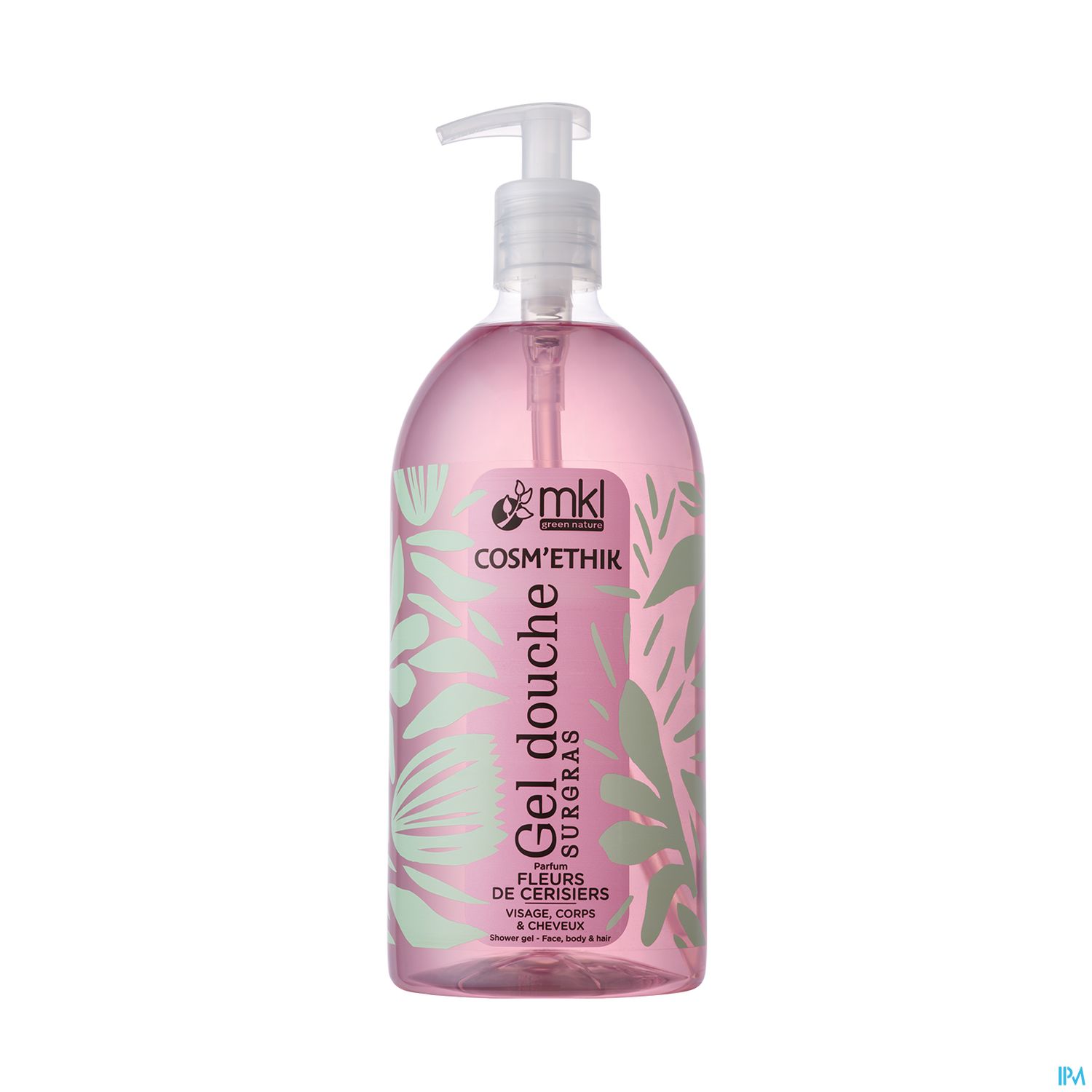 Mkl Green Nature Gel Douche Fleurs De Cerisiers Cosm'ethik 1l