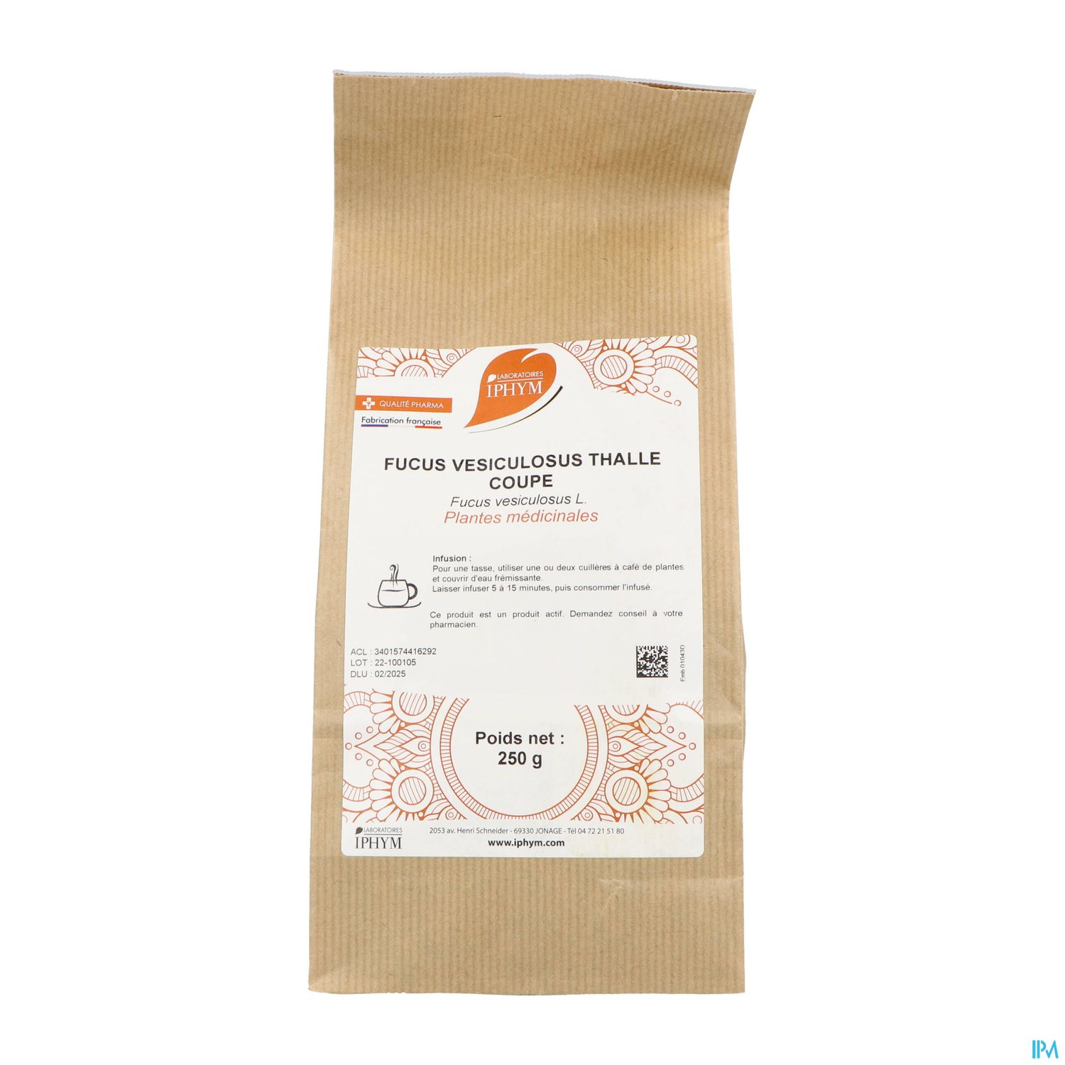 Iphym Fucus Vesiculosus Thalle Coupe 250g