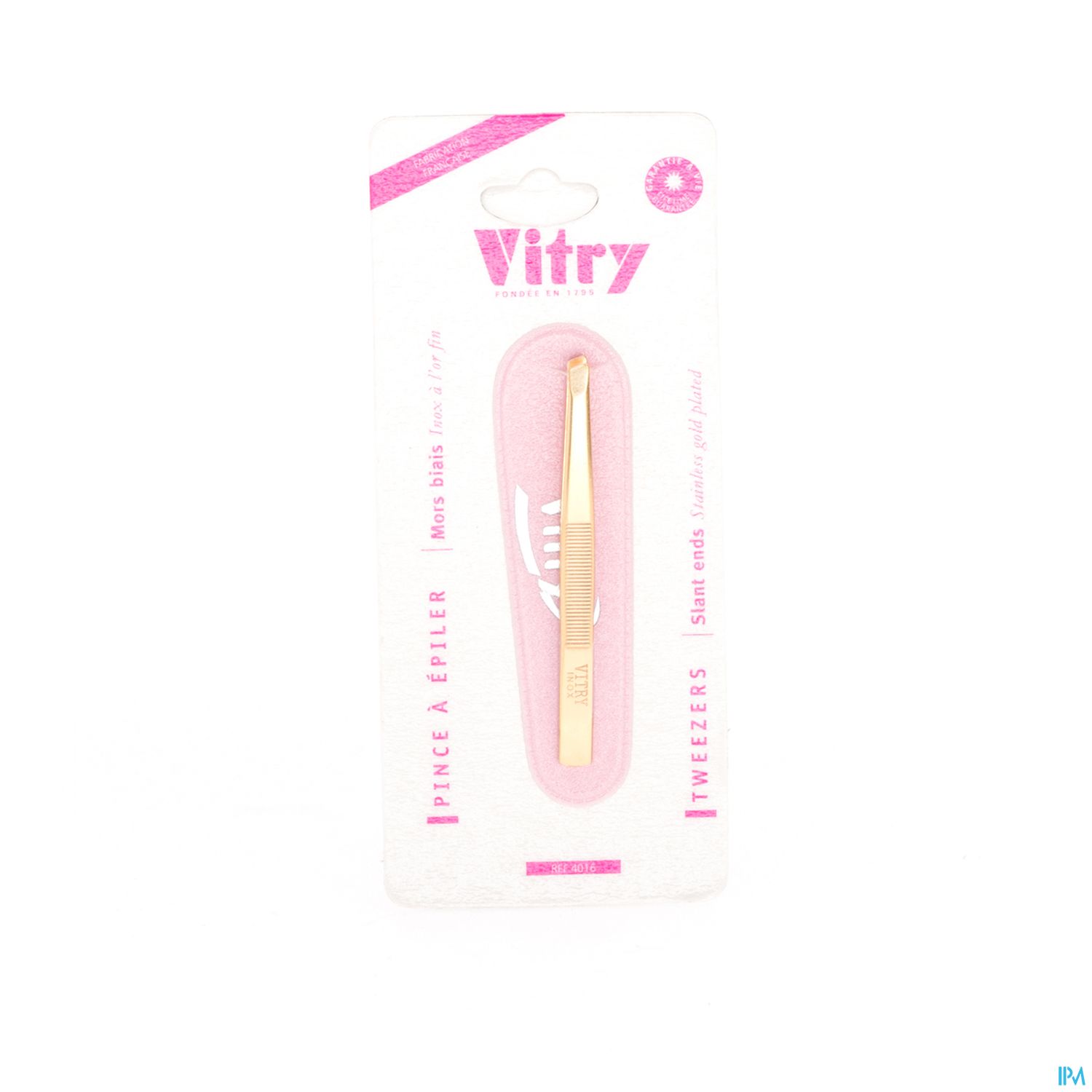 PINC/EPIL VITRY MORS BIAIS INOX