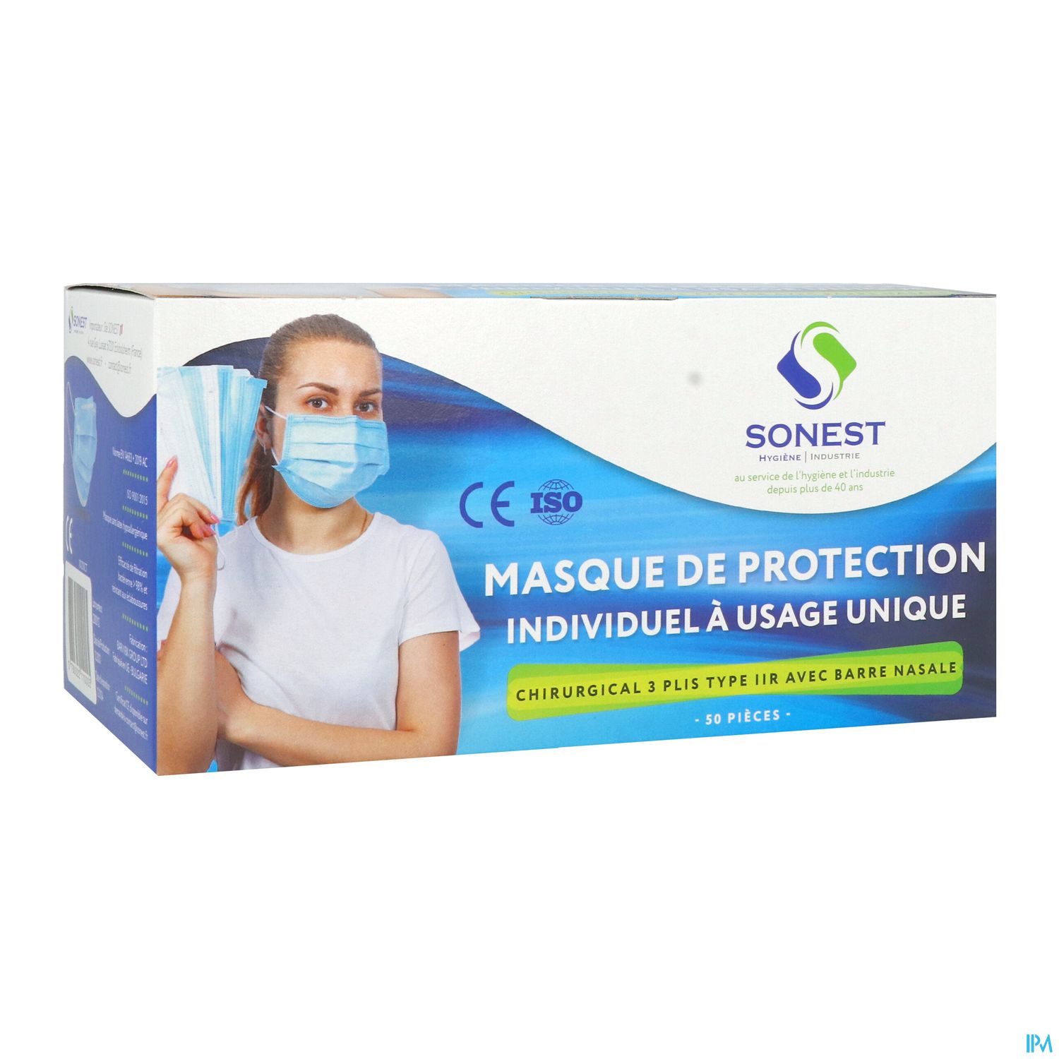Masque Chirurgical Adulte 3plis 50 Labo Inconnu 6