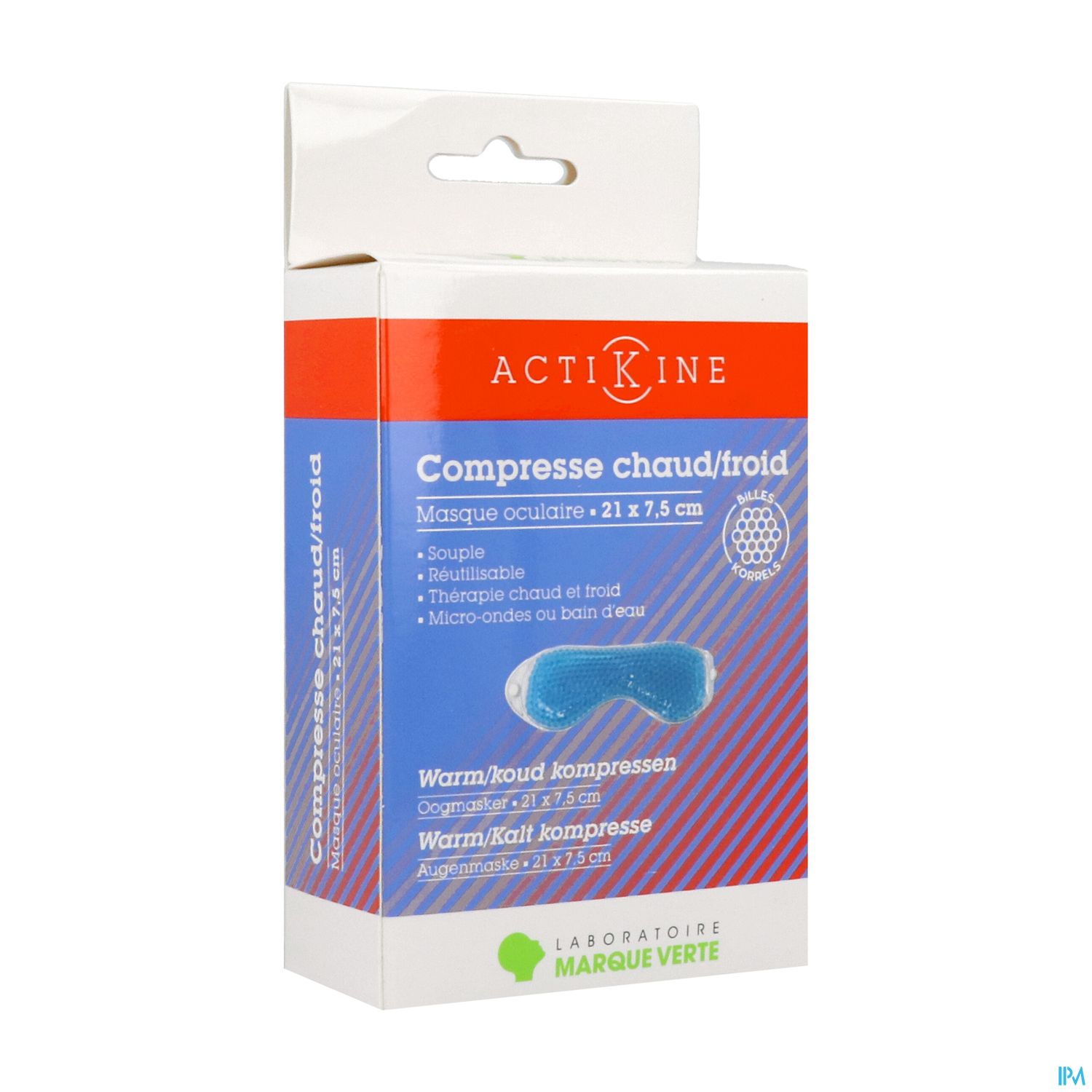 Marque Verte Actikine Compresse Chaud Froid Billes Yeux