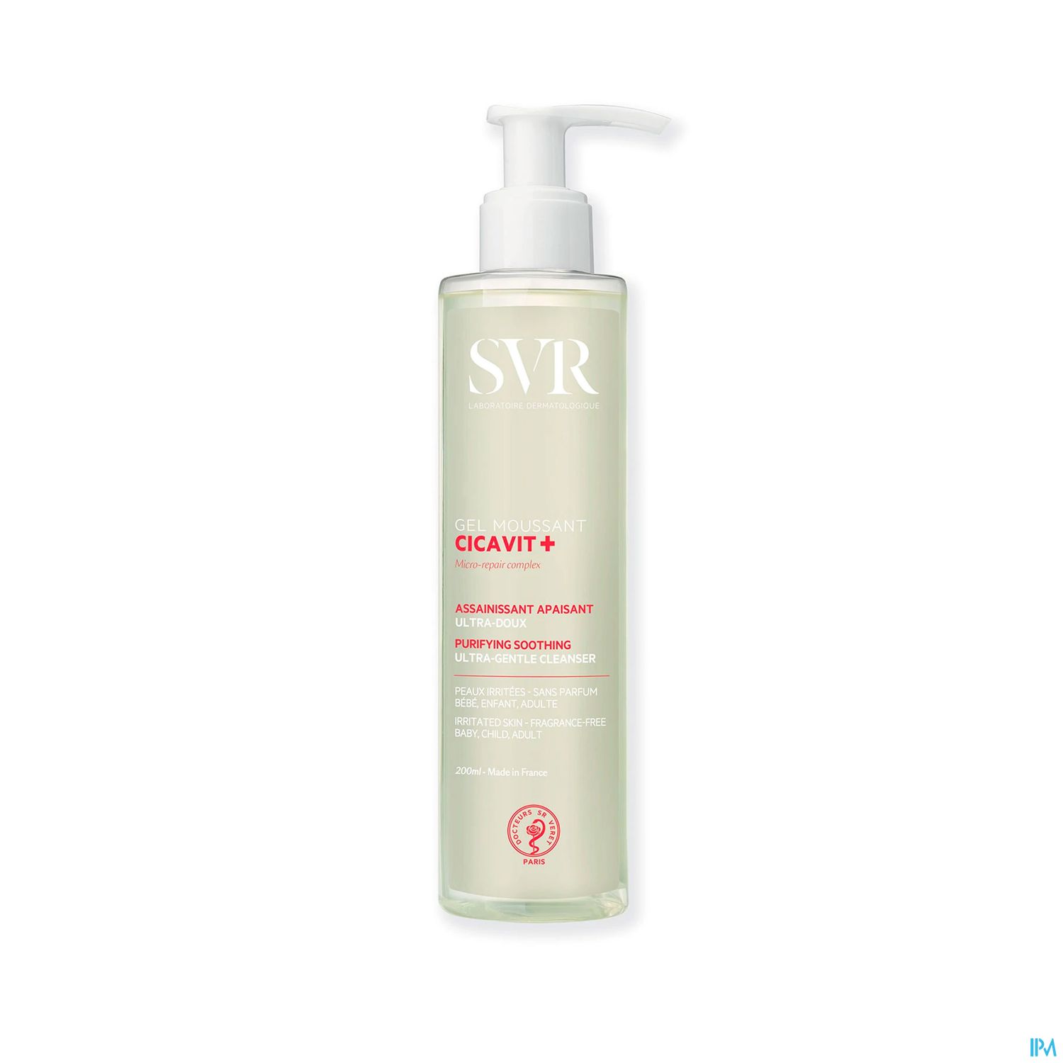 Svr Cicavit+ Gel Moussant Flacon Pompe 200ml