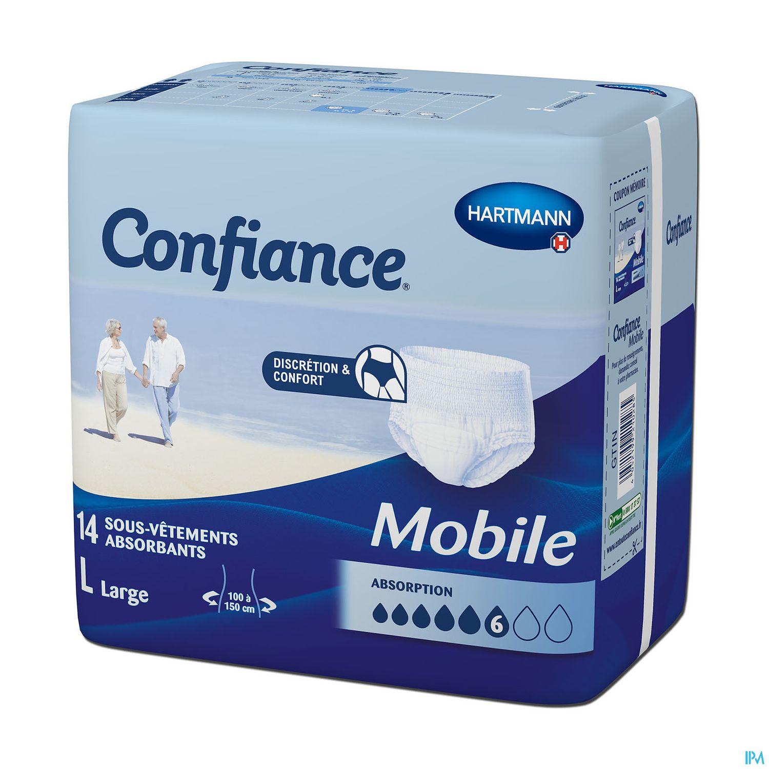 CONFIANCE MOBIL SLIP ABSOR 6G L 14