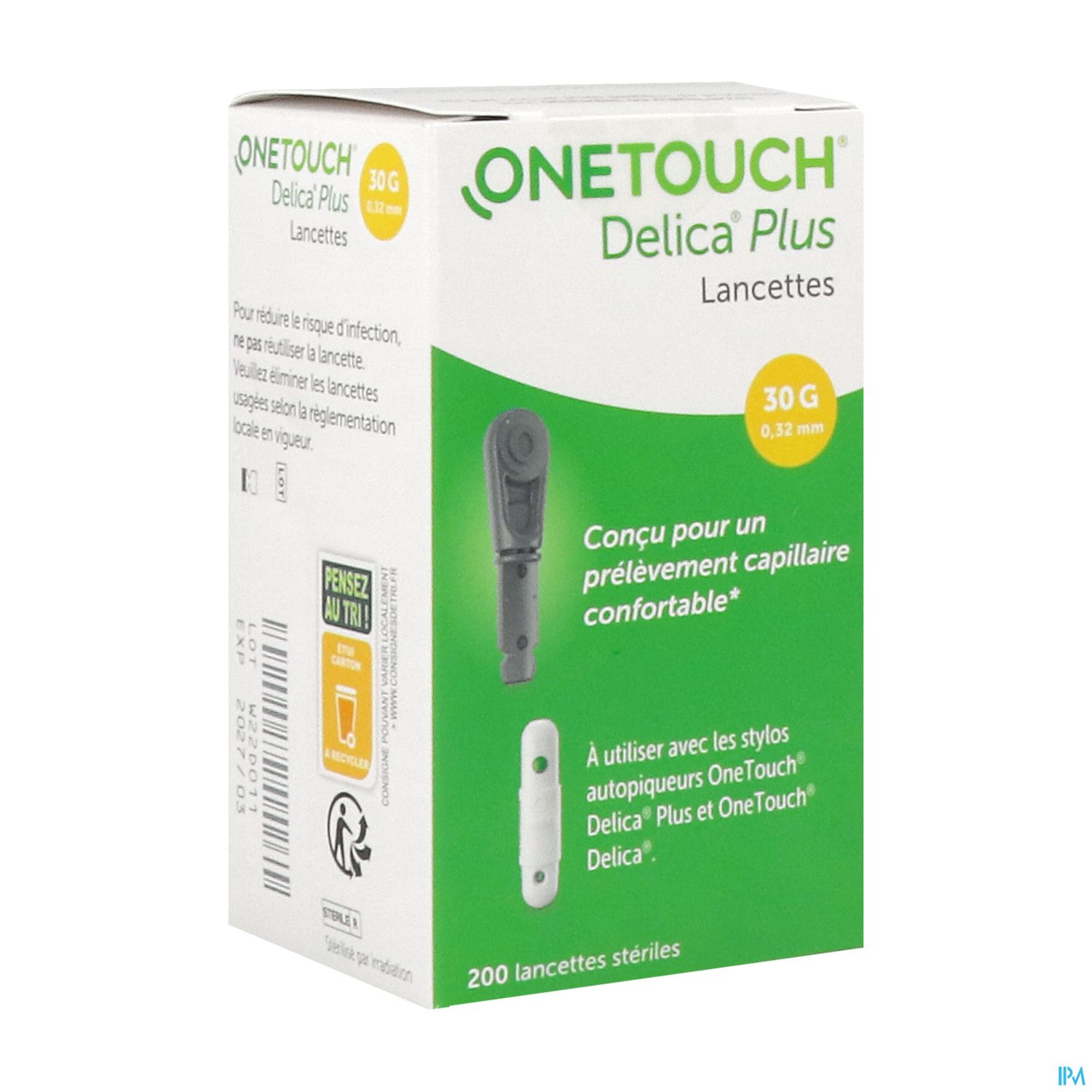 ONE TOUCH DELICA PLUS LANCETTE 200 — Pharmacie Européenne 24/24 by Nexum