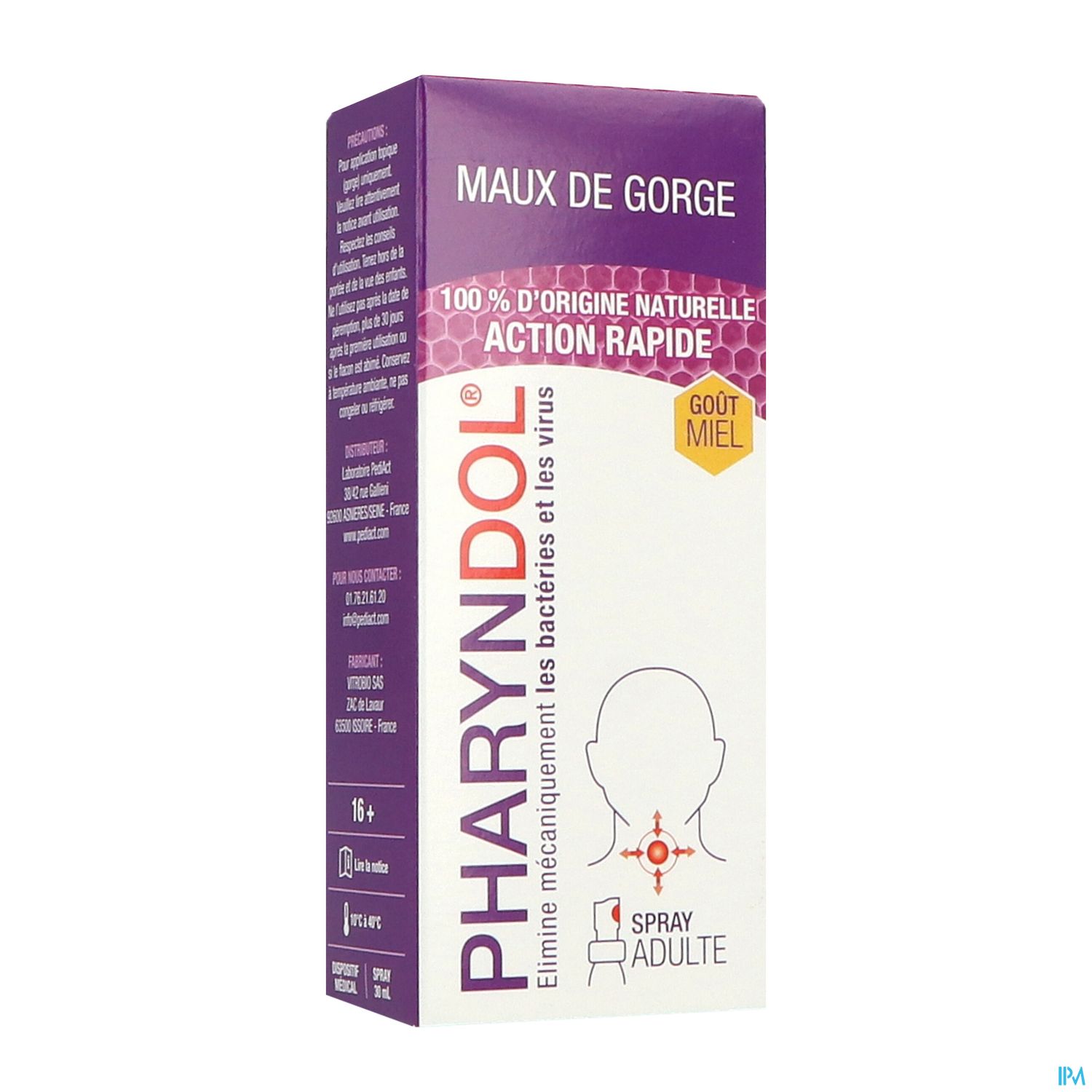 Pharyndol Spray Buccal Adulte 30ml