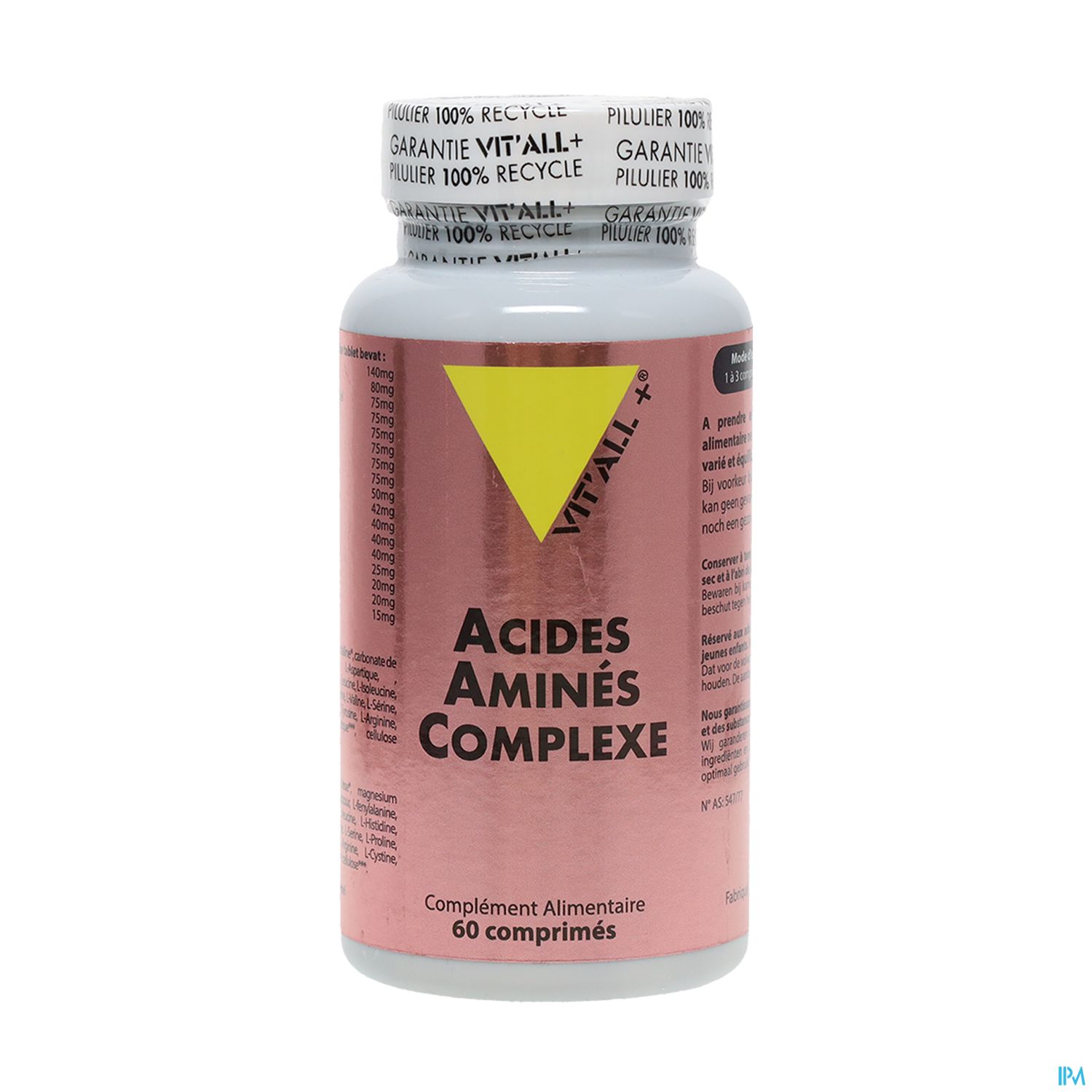 VIT ALL+ ACIDE AMINES CPLEXE CPR60