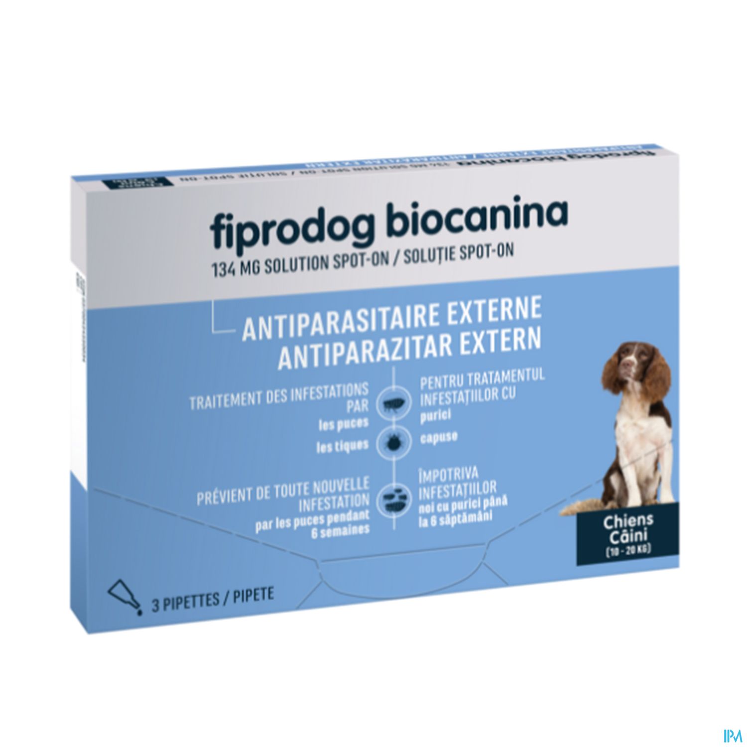 FIPRODOG COMBO SPOTON M/CHIEN 3
