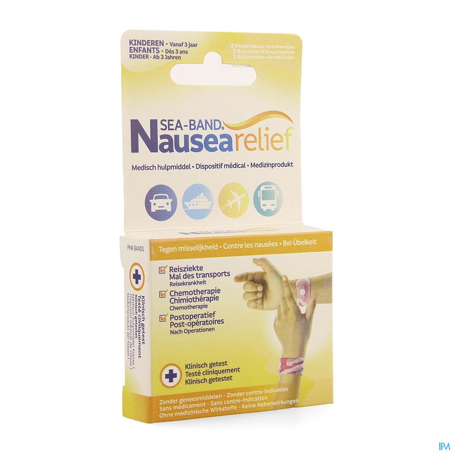 SEA-BAND BRACEL NAUS ENFANT ROSE 2