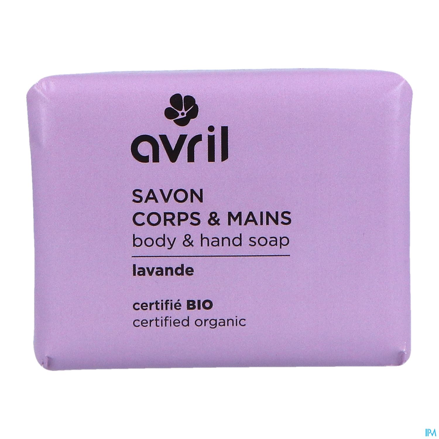 Avril Savon Corps Mains Lavande Certifie Bio 100g