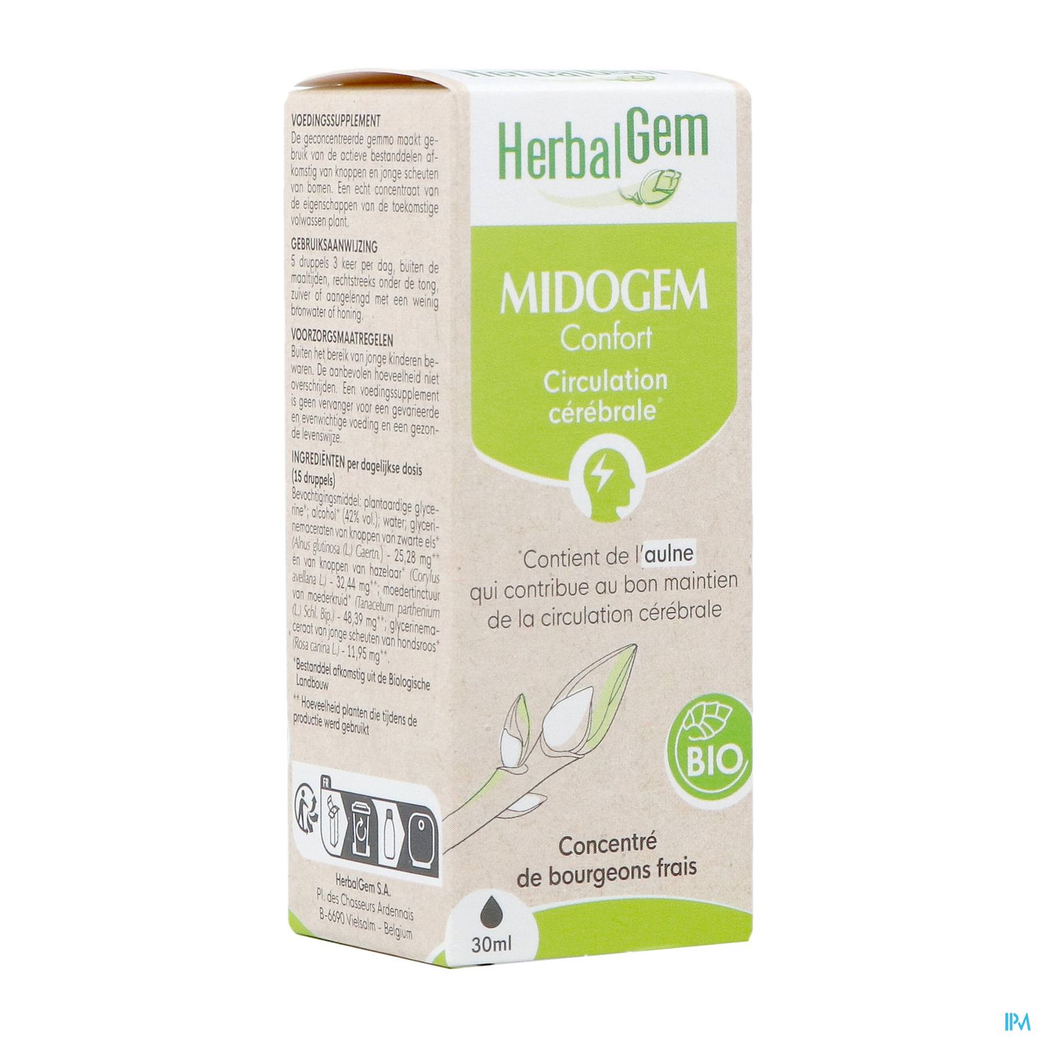 HERBALGEM MIDOGEM CONFORT BIO 30ML