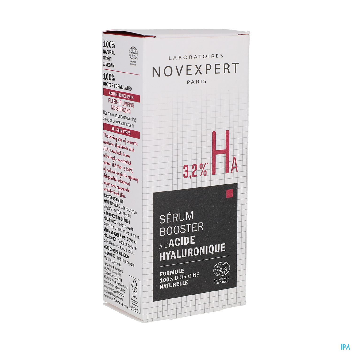 NOVEXPERT BOOSTER ACIDE HYAL 30ML