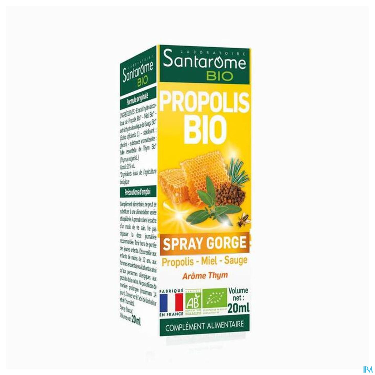 SANTAROME PROPOLIS BIO SPRAY 20ML