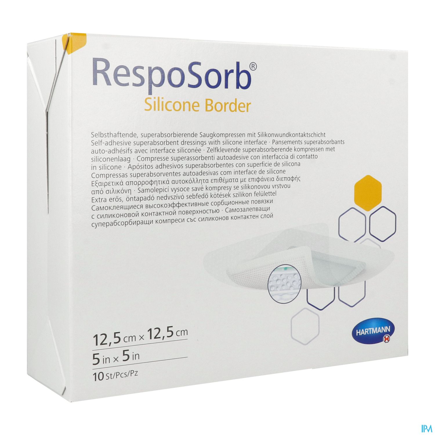 RESPOSORB PANS SILIC BORD12.5CM 10