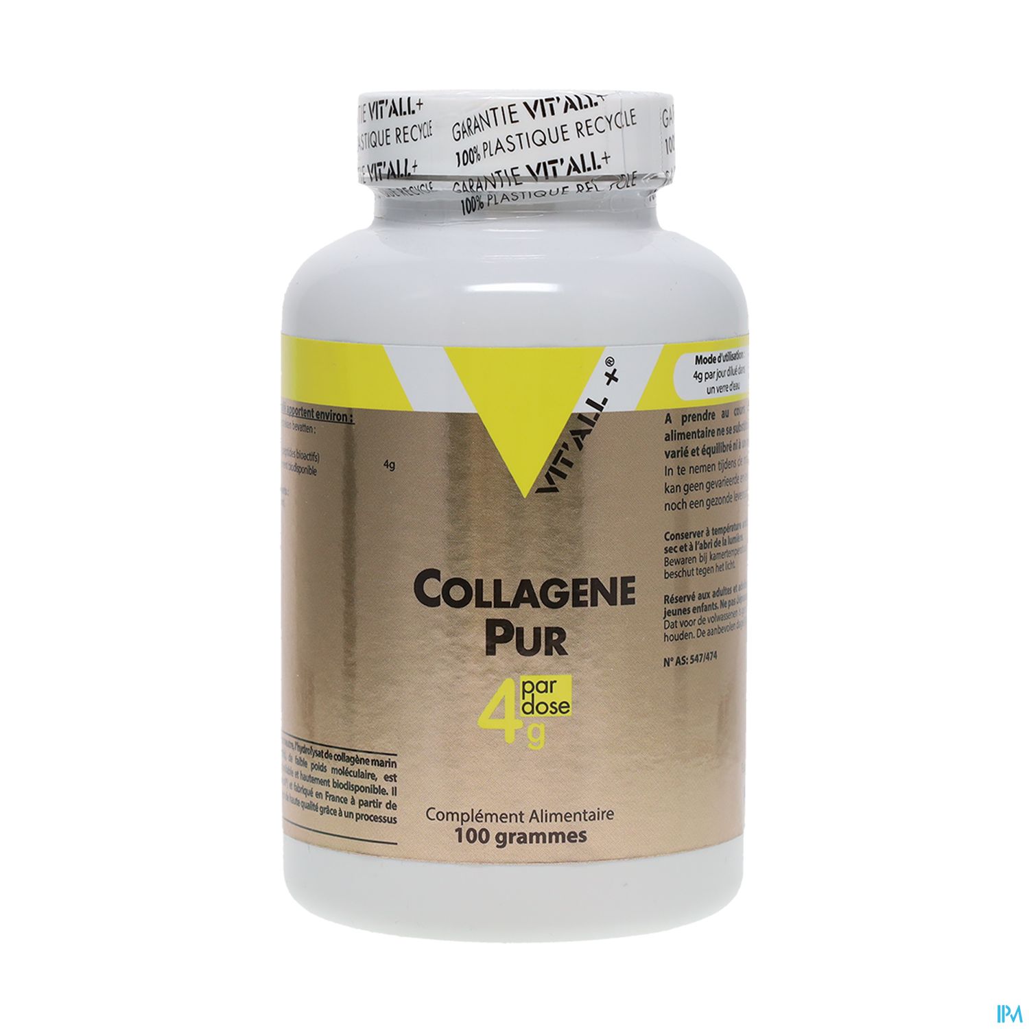 VIT ALL+ COLLAGENE PUR PDR 120G