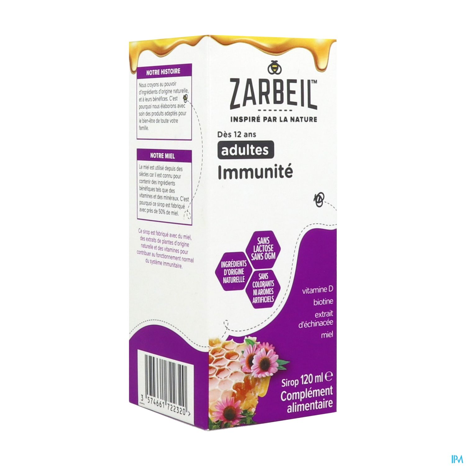 ZARBEIL SIROP ADULTE IMMUN 120ML