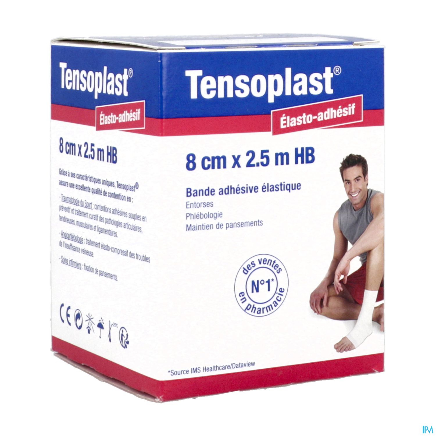 TENSOPLAST HB EX ELASTOPLASTE 8CM