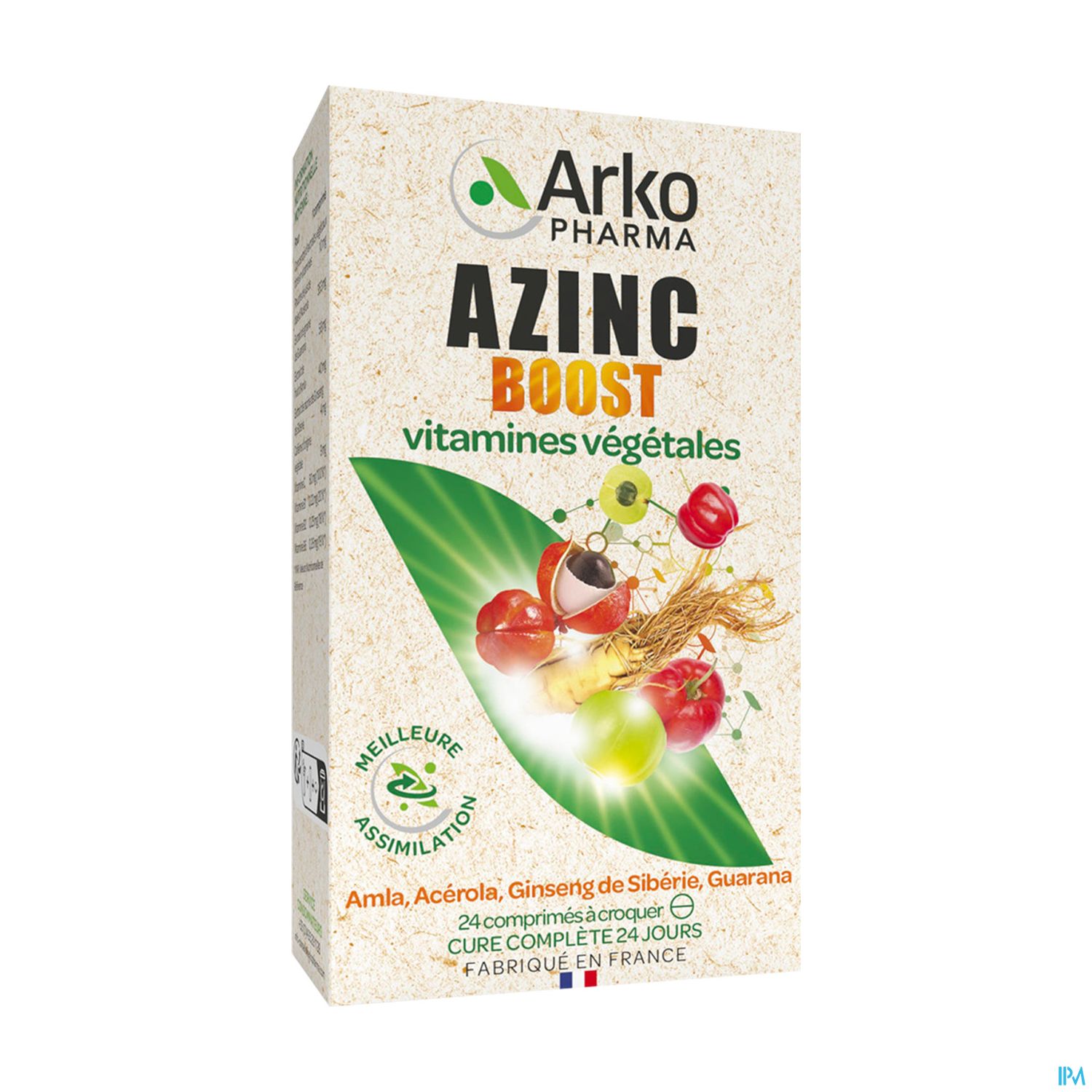 Arkopharma Azinc Naturel Boost Comprime 24