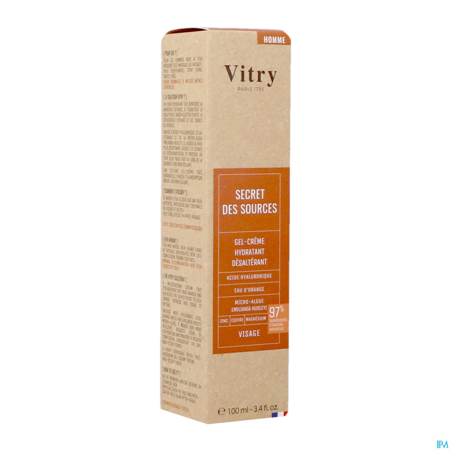 VITRY HOM SECRET SOURC GEL CR100ML