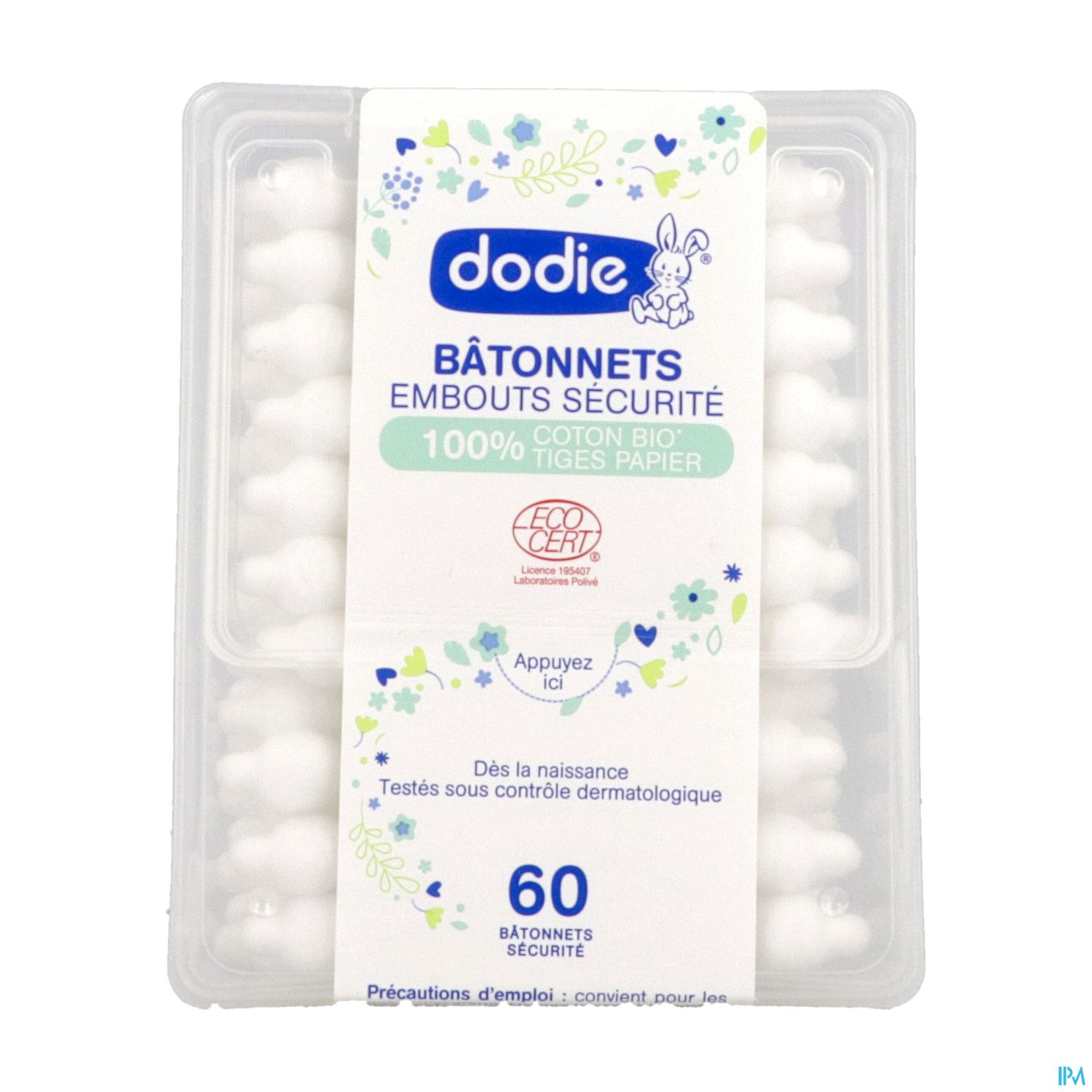 Dodie Batonnet Embout Securite Bebe Bio 60