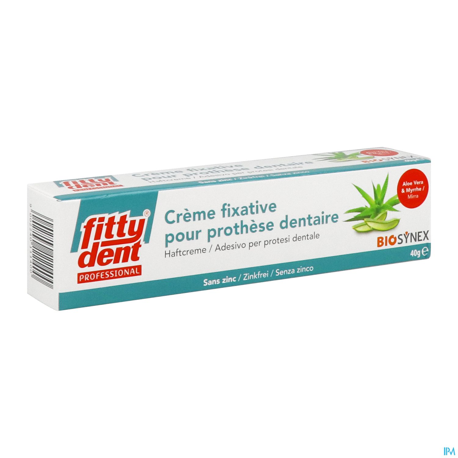 Fittydent Professionnal Creme Fixative Sans Zinc 40g
