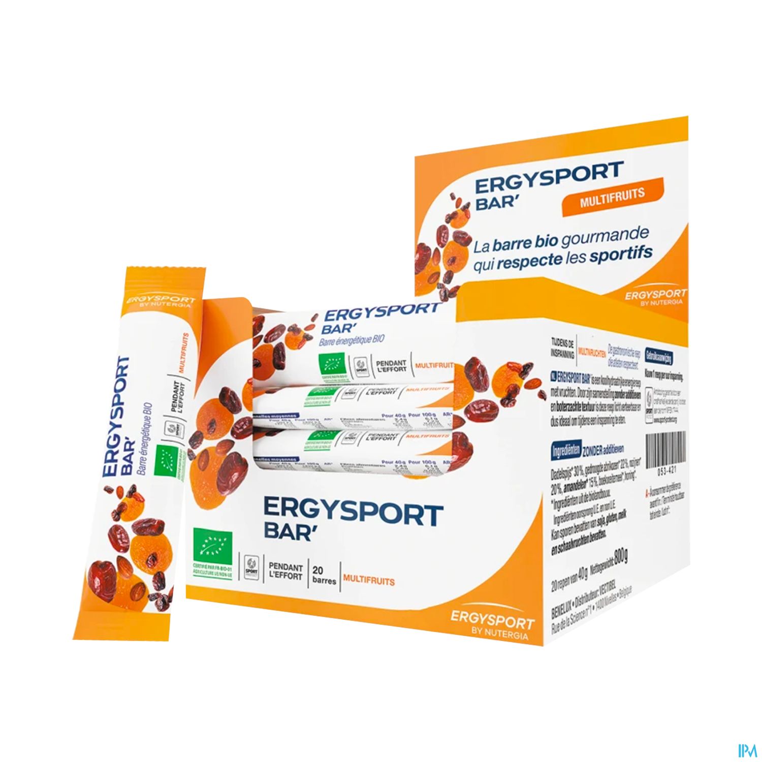 ERGYSPORT BAR' MULTIFRUIT 20
