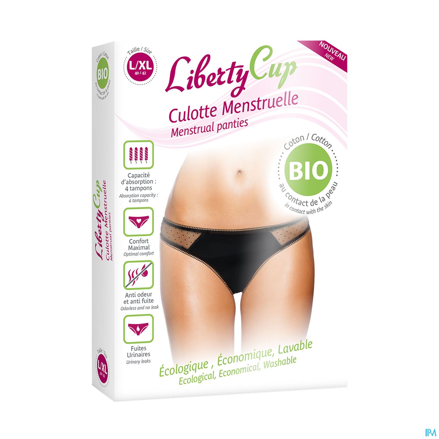 LIBERTY CUP CULOT MEN PLU NOI L/XL