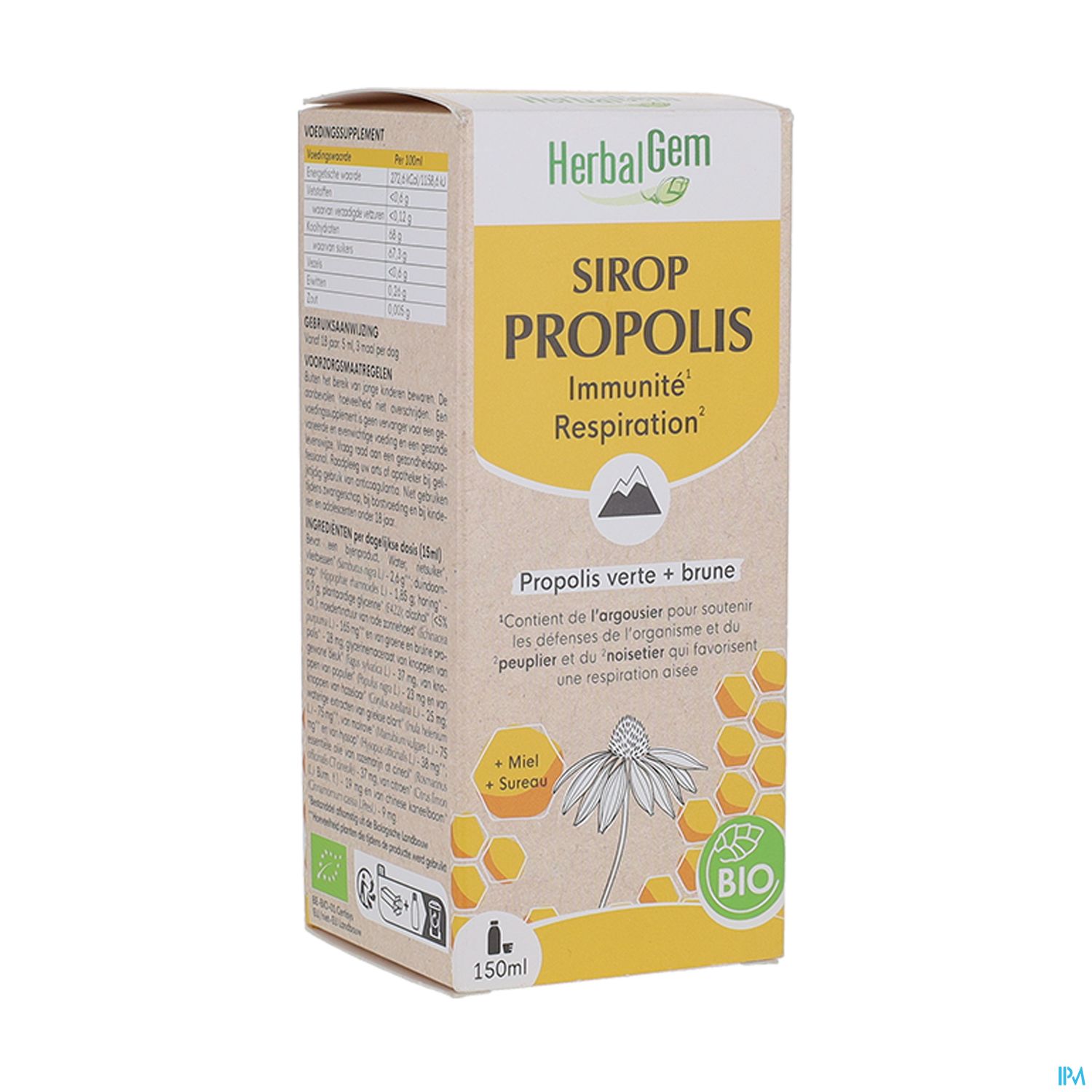 HERBALGEM PROPOLIS BIO SP 150ML