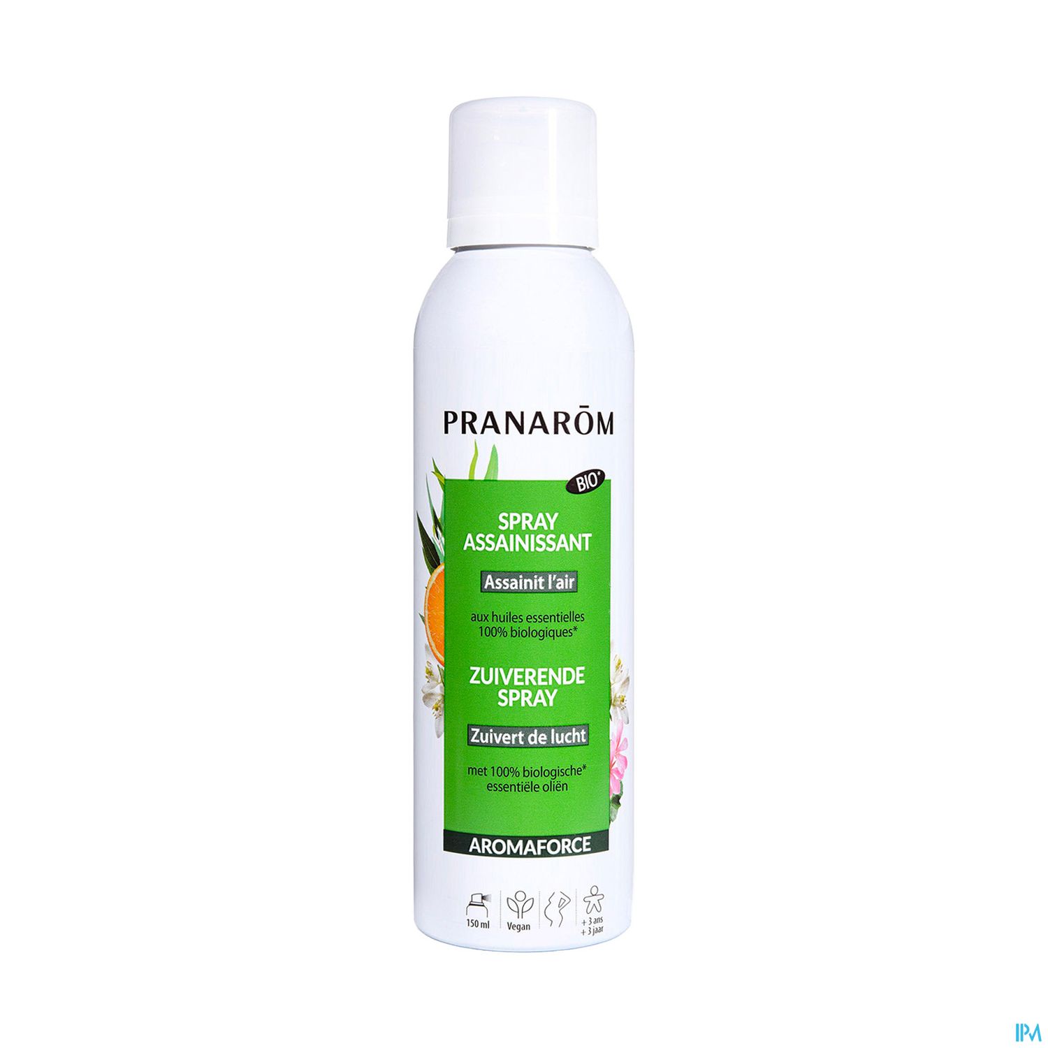 Pranarom Aromaforce Bio Spray Assainissant Orange Douce Ravintsara 150ml